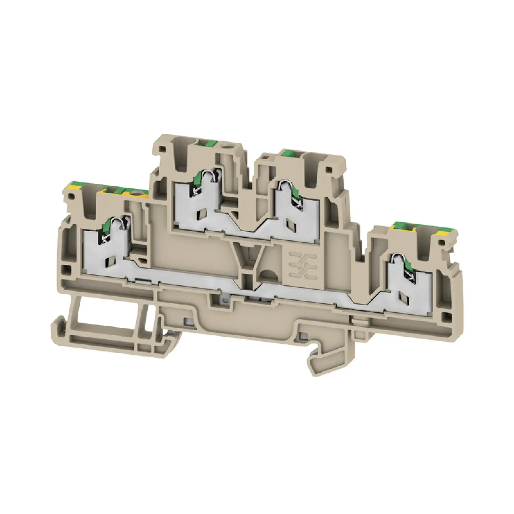 Weidmüller 2902410000 Multi-tier modular terminal, SNAP IN, dark beige, 2.5 mm², 800 V, 800 V, Number of connections: 4, Number of levels: 2, TS 35, V-0, Wemid (img_001) Weidmüller 2902410000 Multi-tier modular terminal, SNAP IN, dark beige, 2.5 mm², 800 V, 800 V, Number of connections: 4, Number of levels: 2, TS 35, V-0, Wemid (img_001)