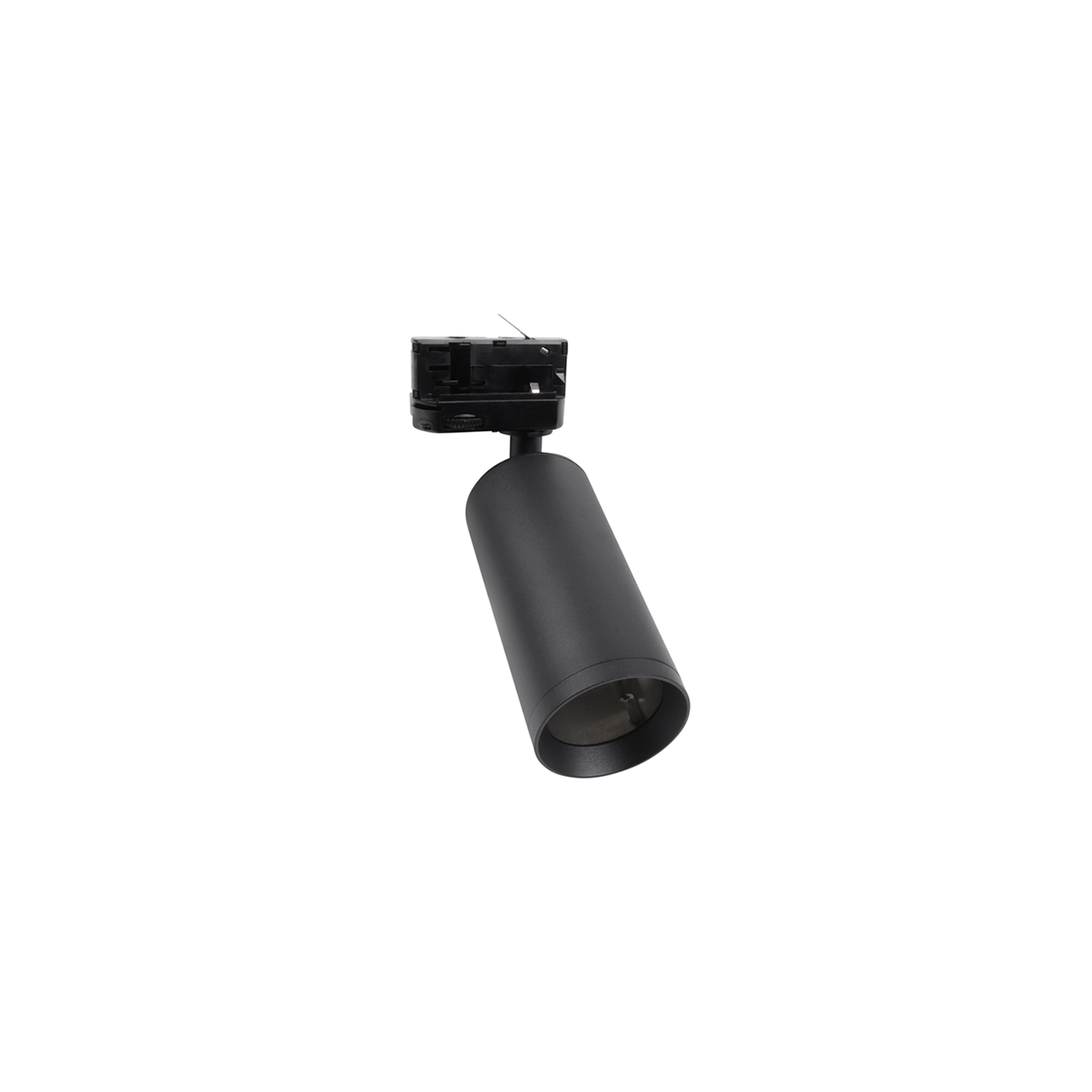 WSU Lights 3-phasen LED Strahler mit GU10 Fassung schwarz - 60x110mm