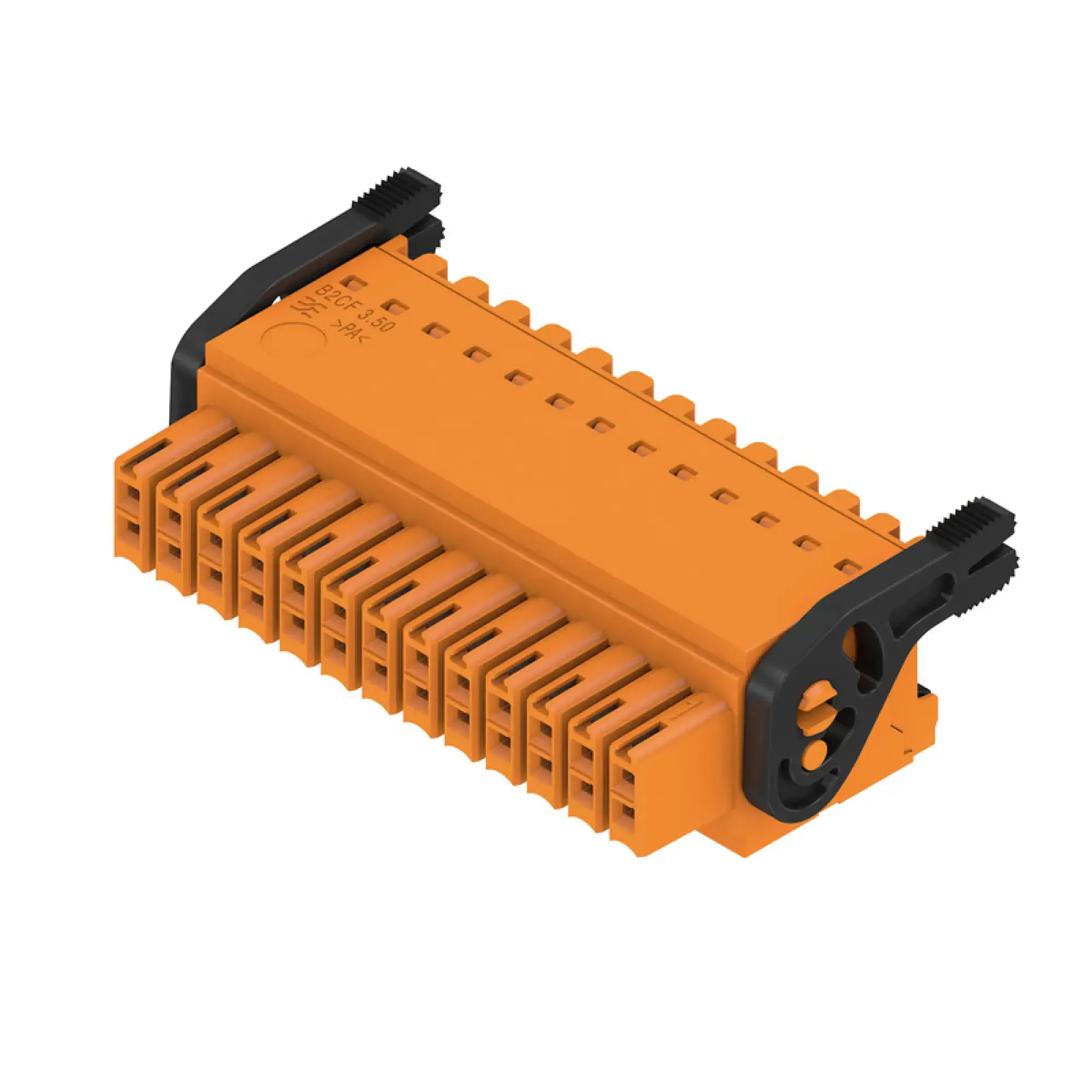 Weidmüller 1376000000 PCB connector (wire connection), 160 V, 13.4 A, Pitch in mm: 3.50, 1.5 mm², Number of poles: 26, PUSH IN with actuator, Box (img_001)