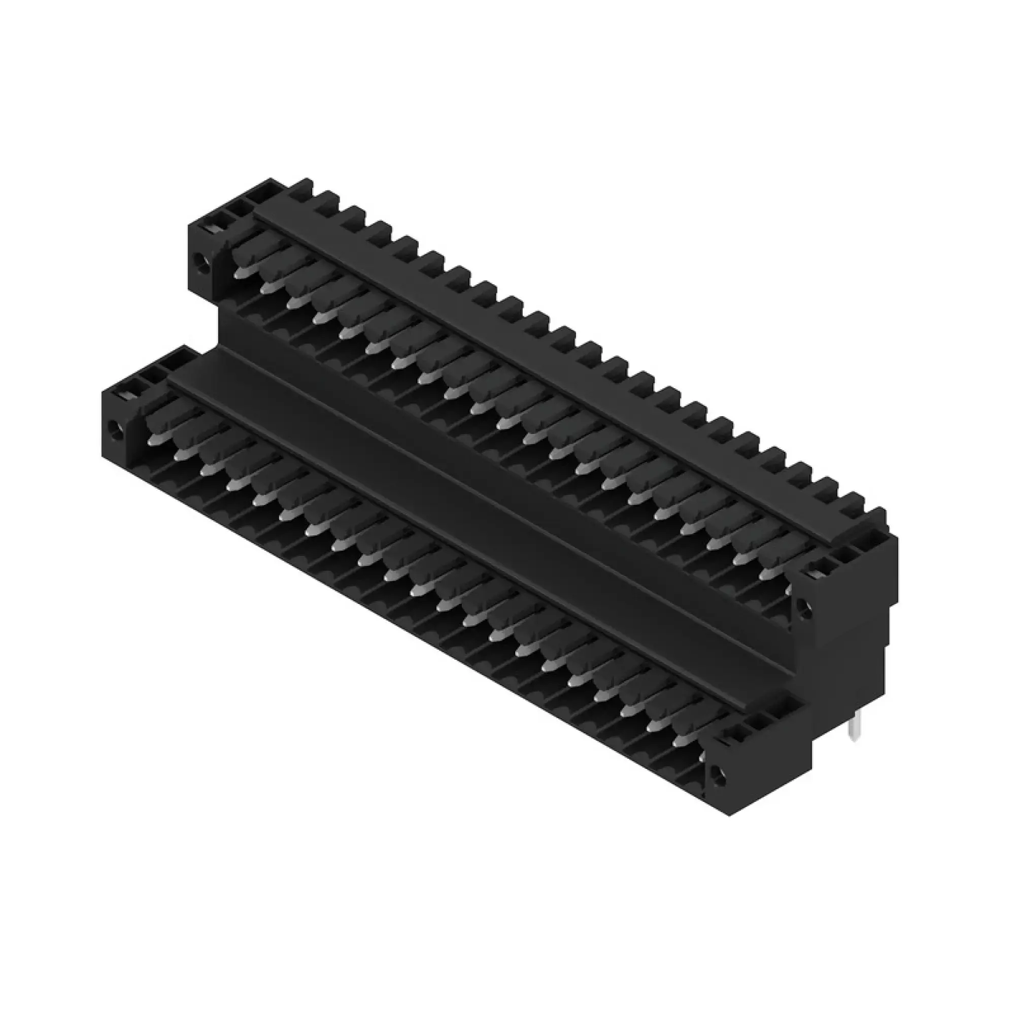 Weidmüller 1643200000 PCB connector (board connection), 160 V, 10.5 A, Pitch in mm: 3.50, Number of poles: 44, THT solder connection, Box (img_001)