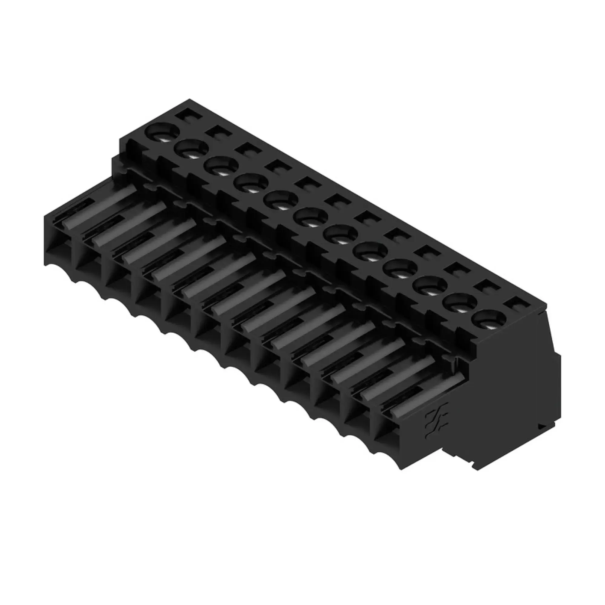 Weidmüller 1615730000 PCB connector (wire connection), 160 V, 17 A, Pitch in mm: 3.50, 1.5 mm², Number of poles: 12, Clamping yoke connection, Box (img_001)