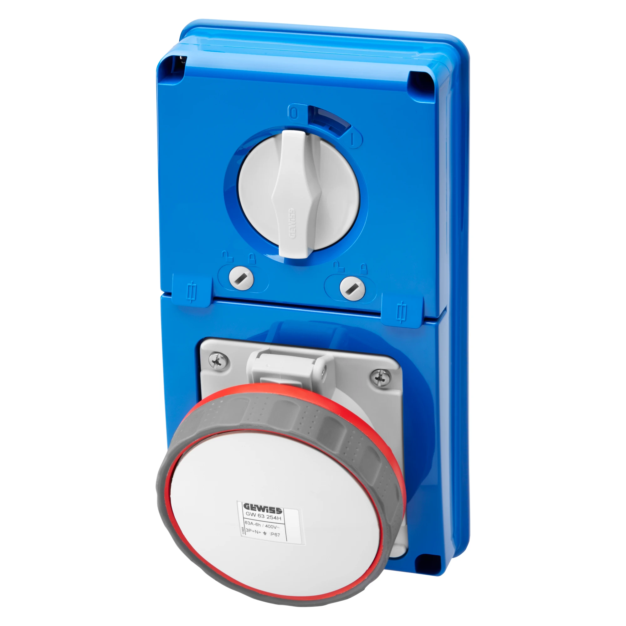 GEWISS GW66351N IEC Steckdose schaltbar/Sicherung senkrecht ohne Gehaeuse 63A/3 pol. 400V IP67 (img_001) GEWISS GW66351N IEC Steckdose schaltbar/Sicherung senkrecht ohne Gehaeuse 63A/3 pol. 400V IP67 (img_001)
