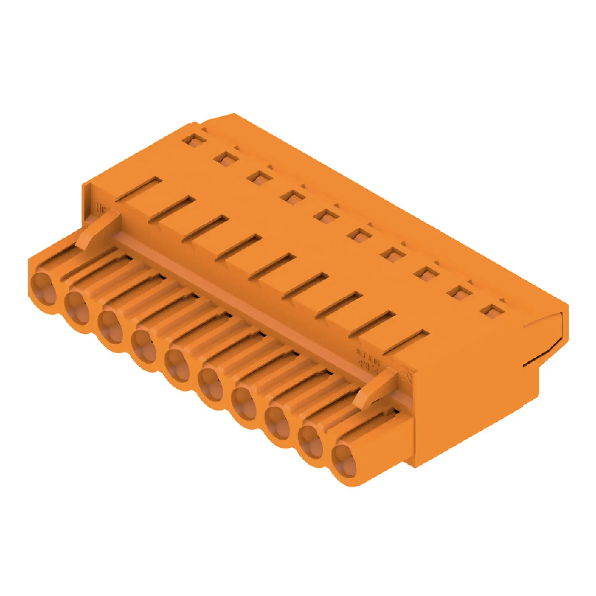 Weidmüller 1500360000 PCB connector (wire connection), 320 V, 27 A, Pitch in mm: 5.08, 2.5 mm², Number of poles: 10, TOP connection, Box (img_001)