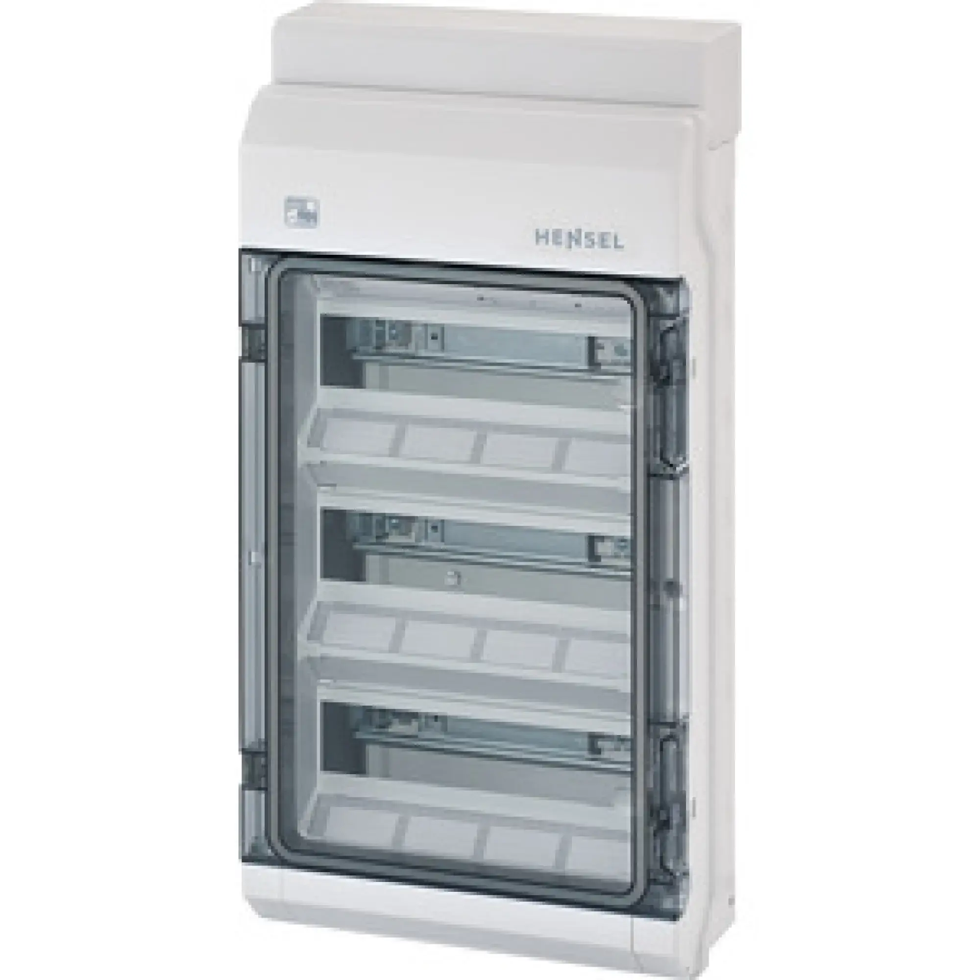 Hensel 61001106 KV 90-Automatengehäuse Polycarbonat 36 Teilungseinheiten (3x12x18mm), IP 65 KV PC 9336 (img_001)