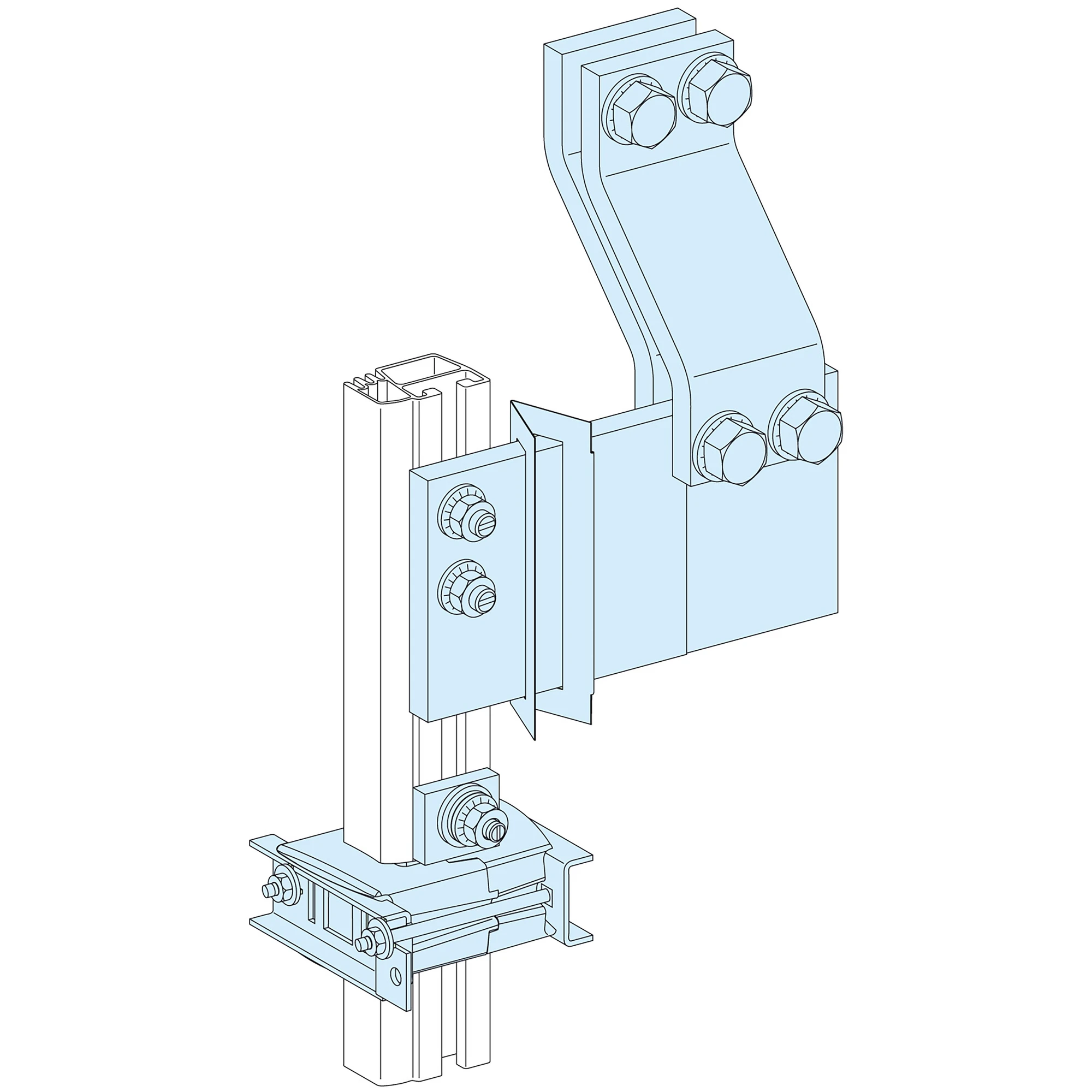 Schneider Electric LVS04656 PrismaSeT-P, Linergy TB, Connection Set, N-Rail Horizontal with PE-Rail Vertical Linergy LGY (img_001) Schneider Electric LVS04656 PrismaSeT-P, Linergy TB, Connection Set, N-Rail Horizontal with PE-Rail Vertical Linergy LGY (img_001)