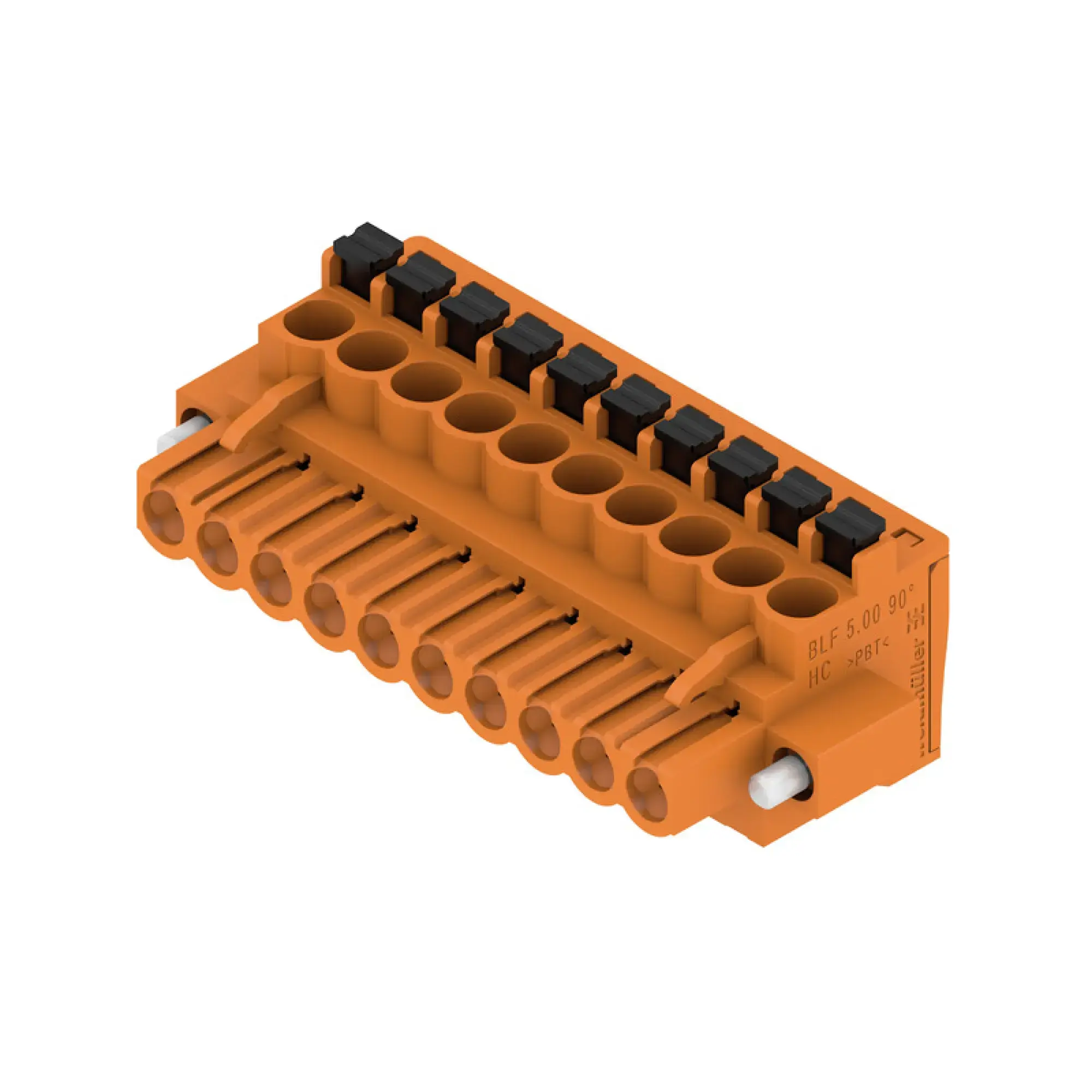 Weidmüller 1980720000 PCB connector (wire connection), 320 V, 24 A, Pitch in mm: 5.00, 3.31 mm², Number of poles: 10, PUSH IN with actuator, Box (img_001)