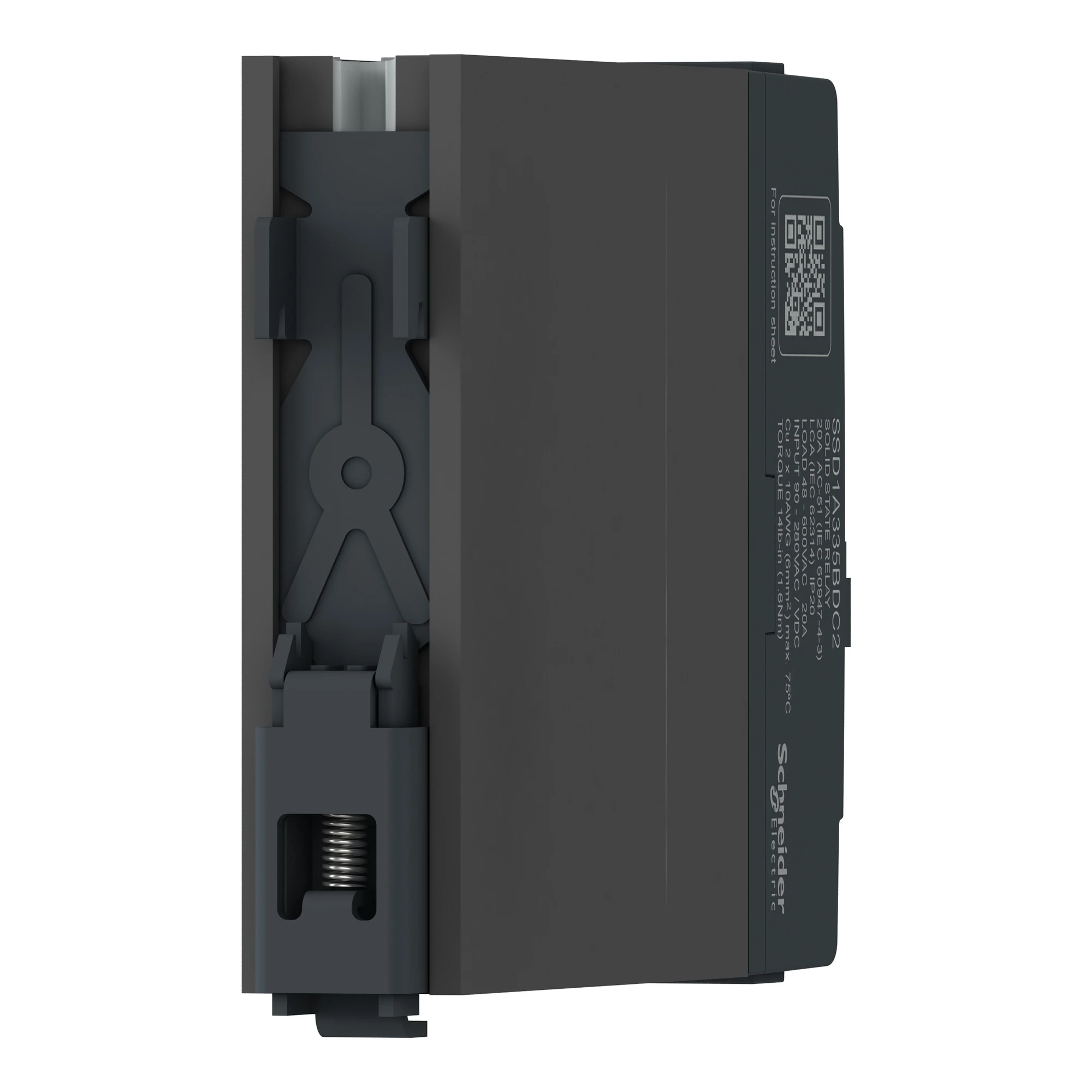 Schneider Electric SSD1A335BDRC2 Semiconductor Relay, DIN Rail, Input: 4-32VDC, Output: 48-600VAC, 35A, 1ph, Instantaneous, SK (img_003) Schneider Electric SSD1A335BDRC2 Semiconductor Relay, DIN Rail, Input: 4-32VDC, Output: 48-600VAC, 35A, 1ph, Instantaneous, SK (img_003)