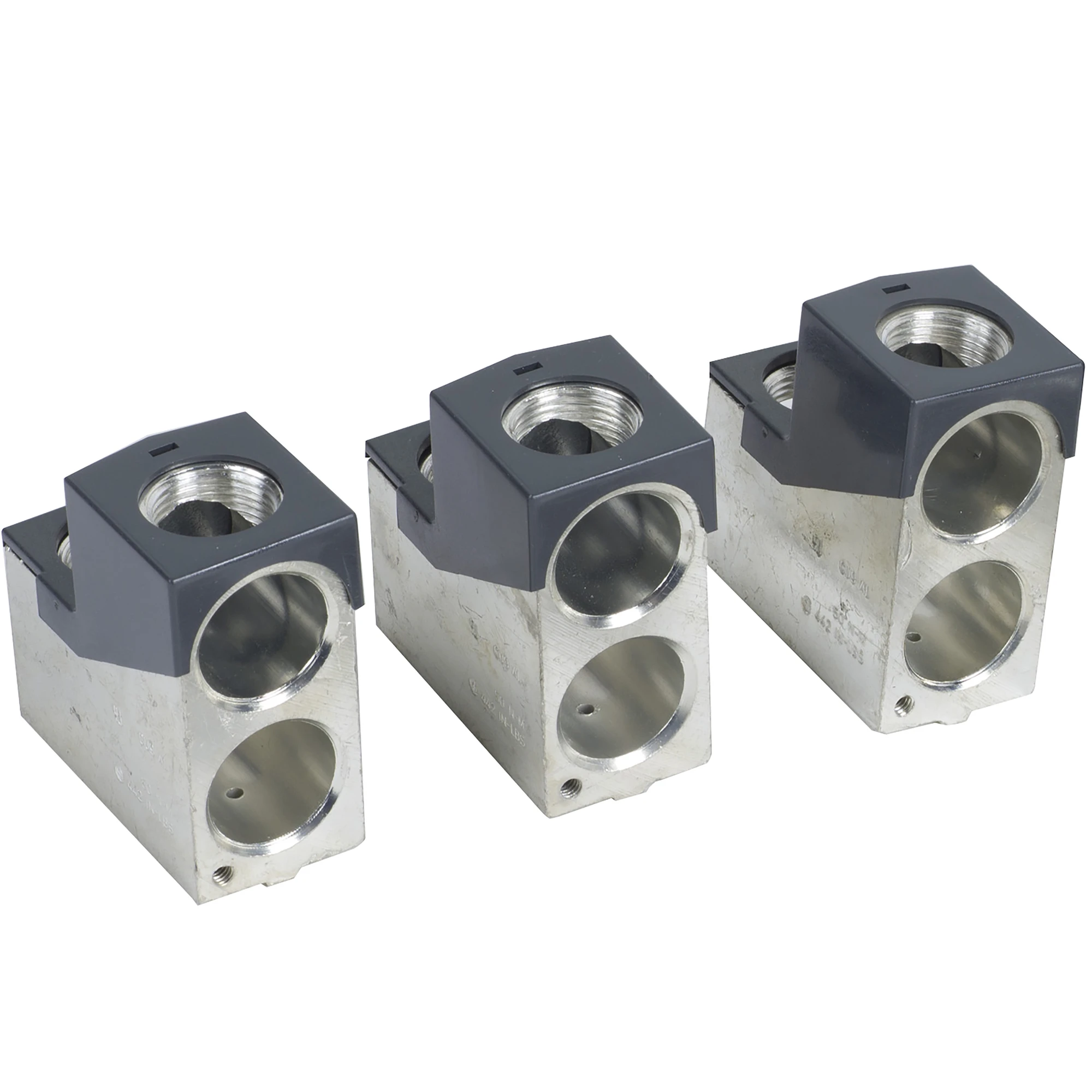 Schneider Electric AL600LS52K3 Aluminum Frame Clamps (3 Pcs.) 2x70-185mm² for PowerPacT L-Frame Circuit Breaker (img_001)