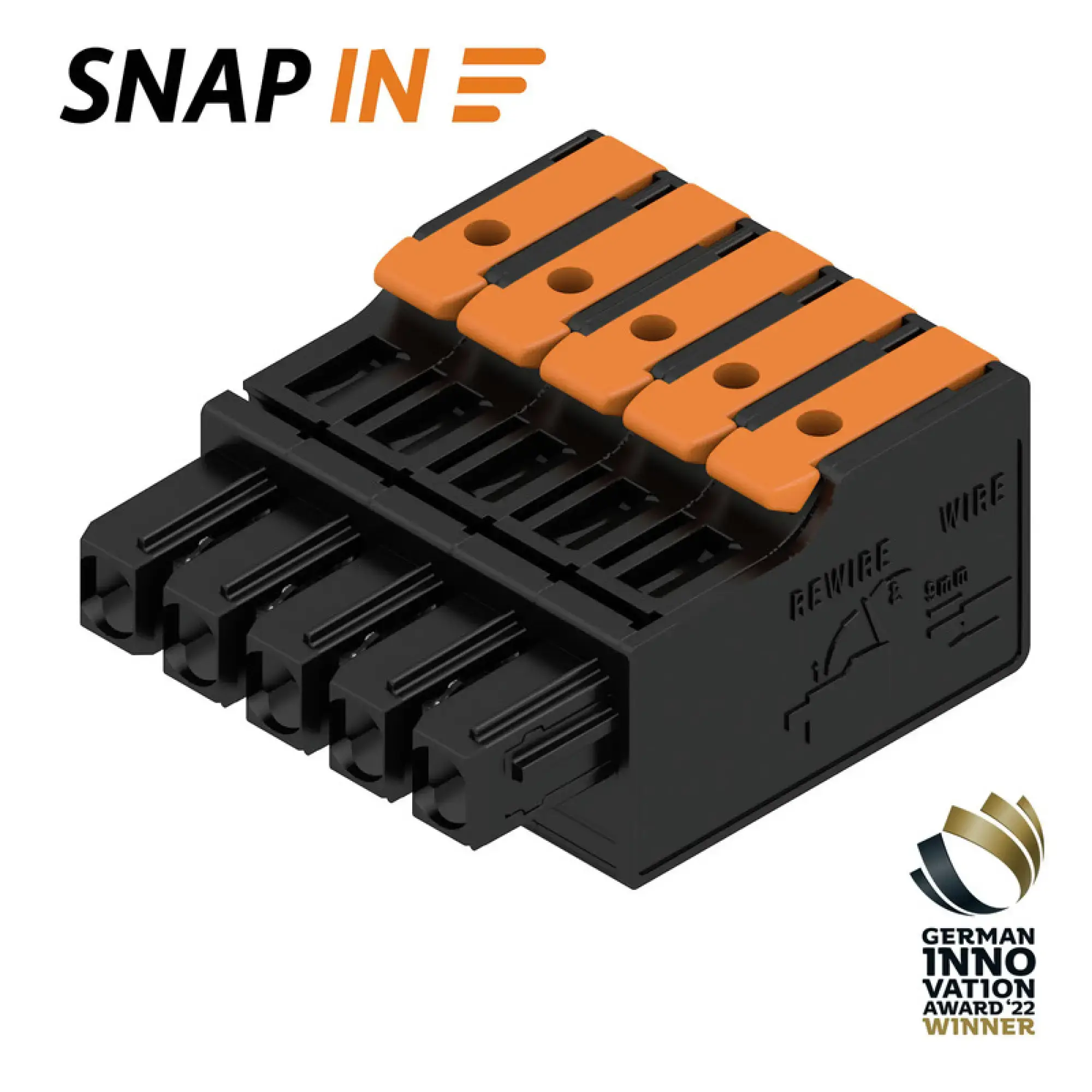 Weidmüller 2790420000 PCB connector (wire connection), 320 V, 26.8 A, Pitch in mm: 5.00, 4 mm², Number of poles: 5, SNAP IN, Box (img_001)