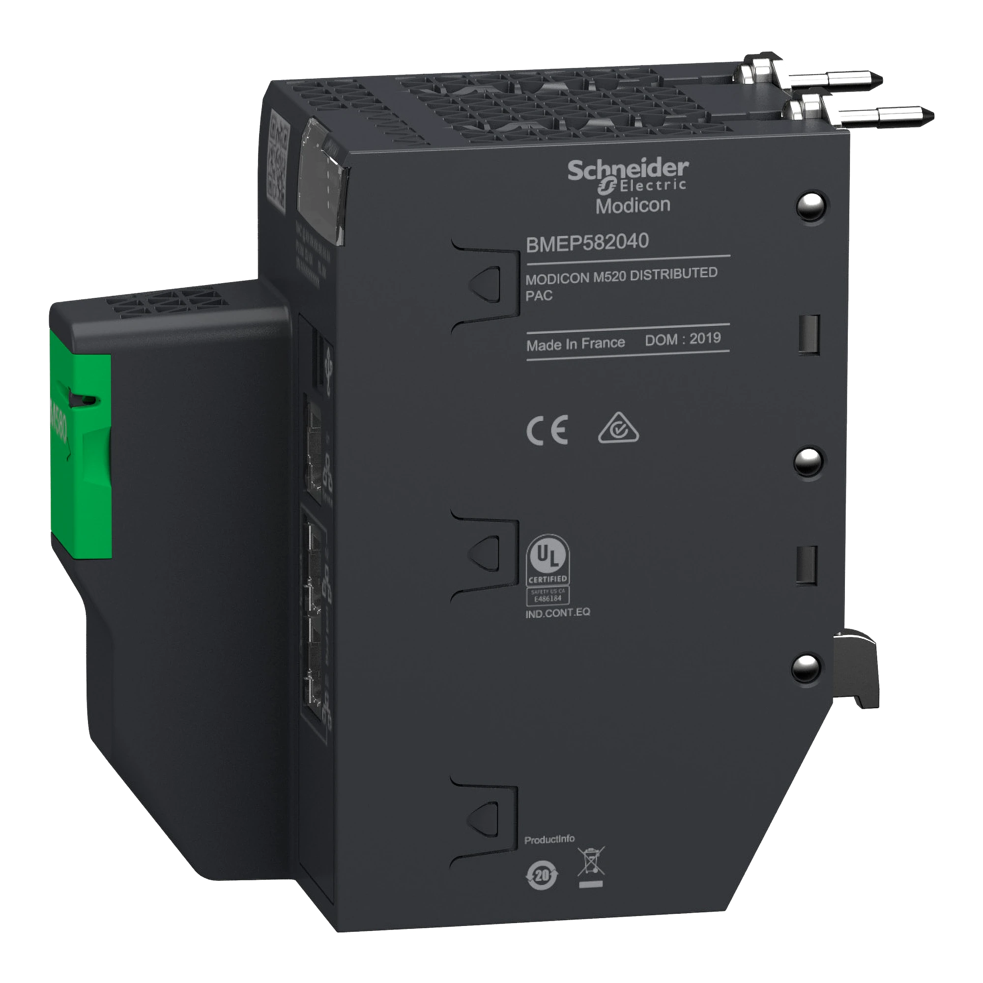 Schneider Electric BMEP582040H Modicon M580 CPU module, 2040 Level 2 DIO + RIO, 8 MB, 61 Eth devices, 8 Remote I/O Racks robust version (img_005)