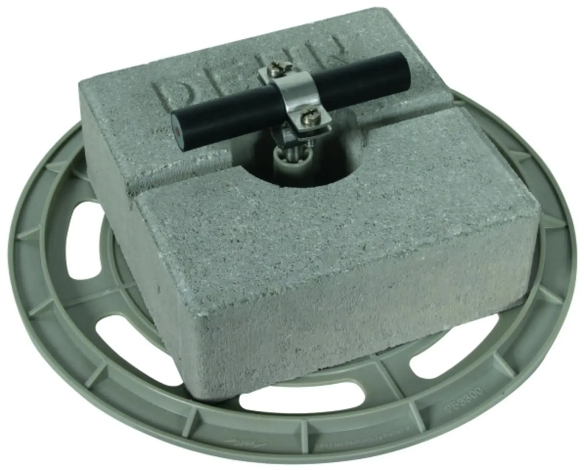 Dehn 253229 Roof conductor holder w. support plate a. concr. block f. HVI Cond. 20-23mm -KIT- (img_001)