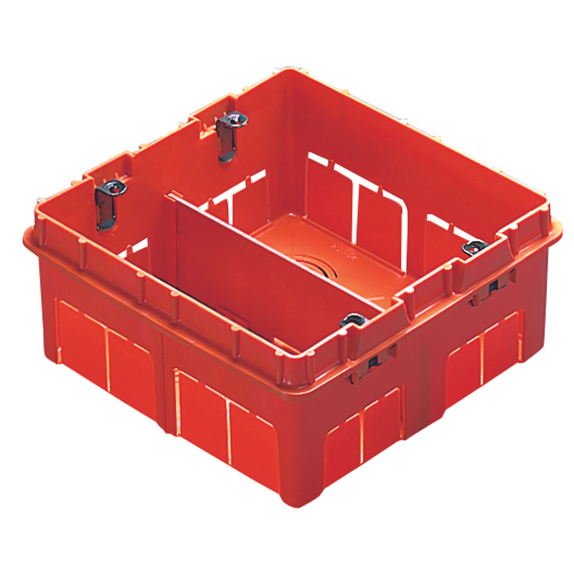 GEWISS GW24237 HIGH CAPACITY BOX FOR DOMESTIC - BIG BOX - HALOGEN FREE - 8 GANG (4+4) - 131X129X53 (img_001)