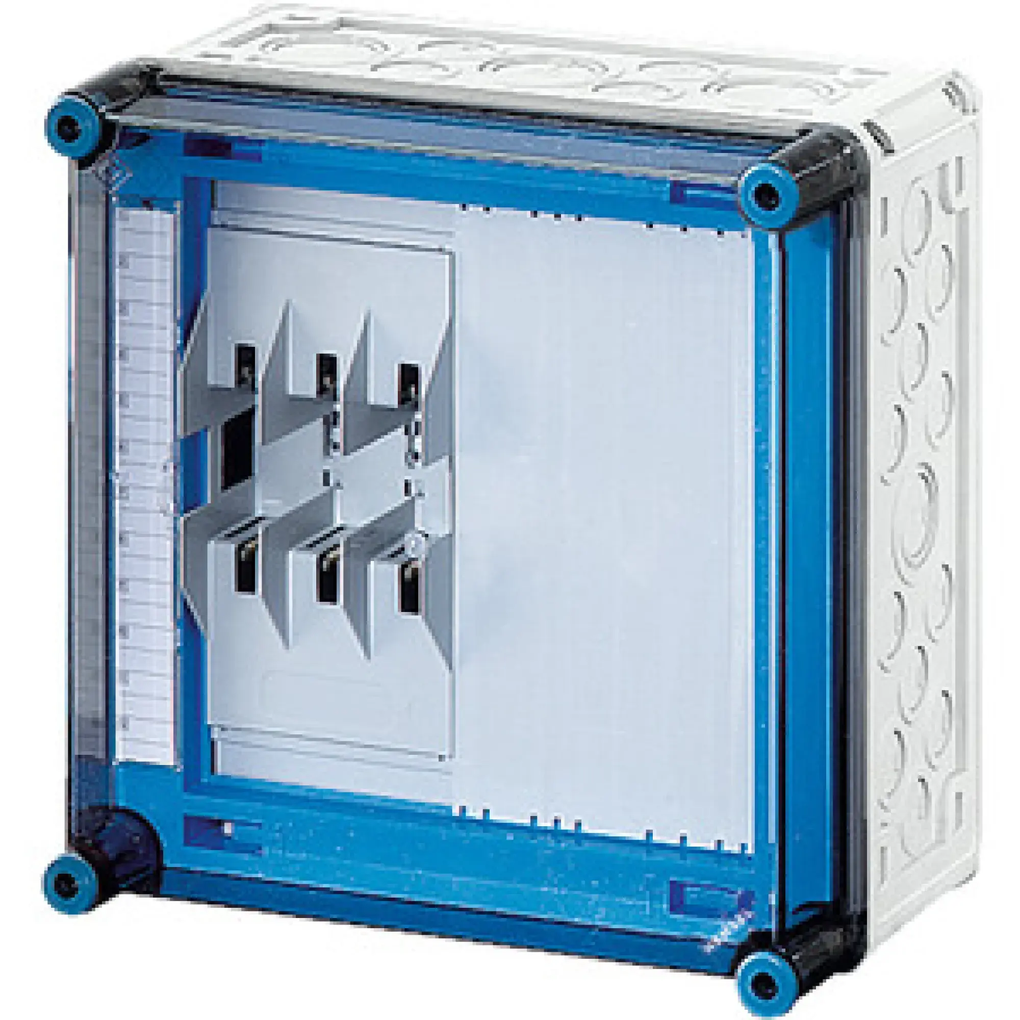 Hensel 2000641 Mi-NH-Sicherungsgehäuse 1xNH 00 3polig, Sammelschiene 250 A, 5polig Mi 6212 (img_001)