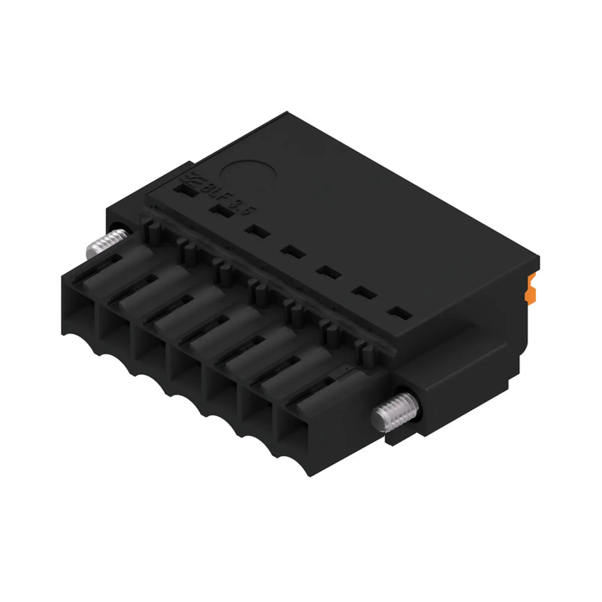 Weidmüller 2459620000 PCB connector (wire connection), 160 V, 17.5 A, Pitch in mm: 3.50, 1.5 mm², Number of poles: 7, PUSH IN with actuator, Box (img_001)