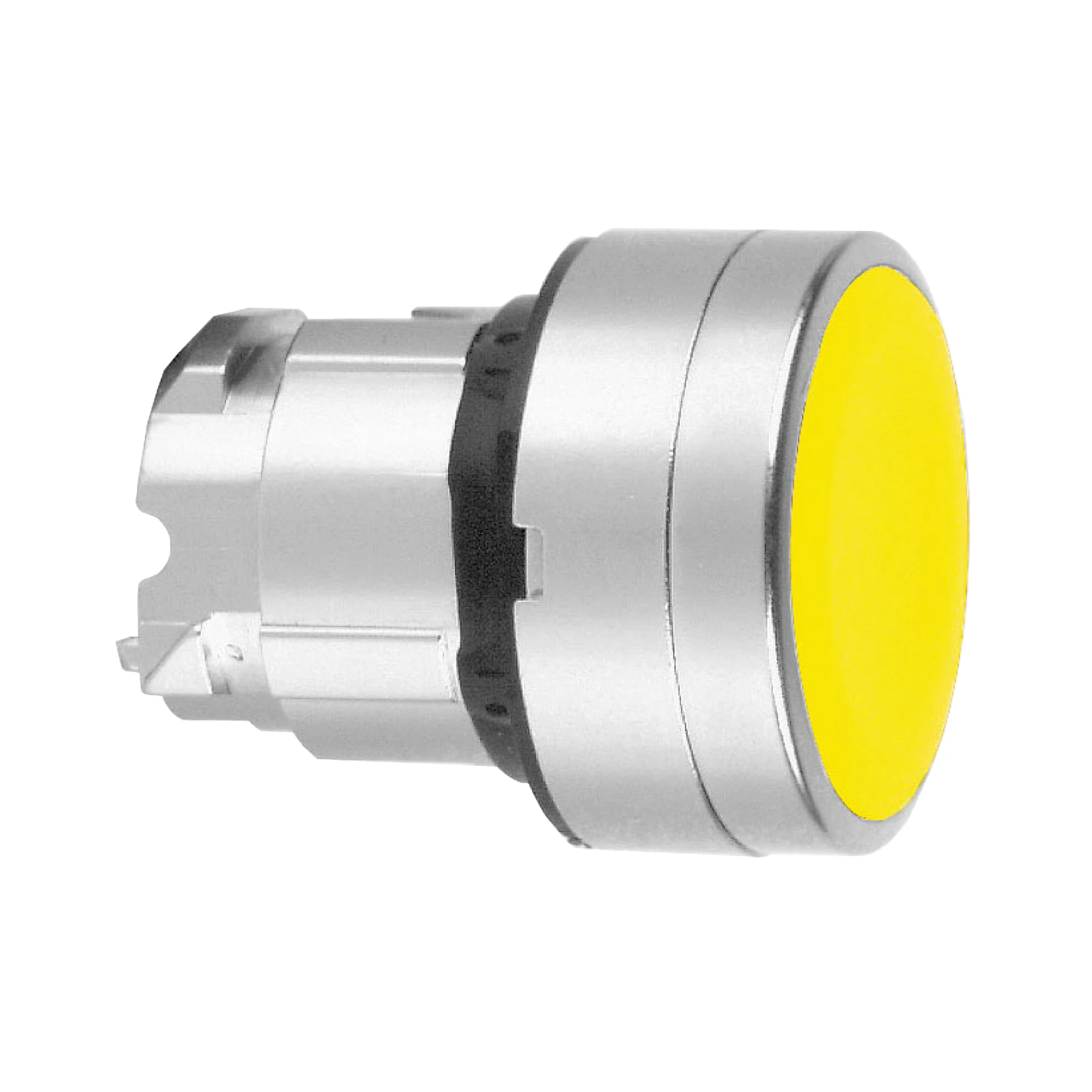 Schneider Electric ZB4BA54 Push Button, Front Element, Harmony XB4, Metal, 22mm, Orange, Unlabeled, Momentary, Tall (img_001)