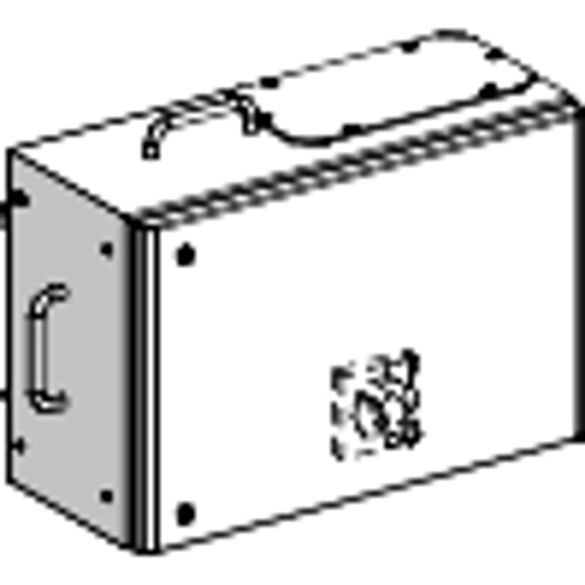 Schneider Electric KSB160SM513 KS Terminal box,160A, empty, 3L+PEN, 13 division units for NG125 (img_001)