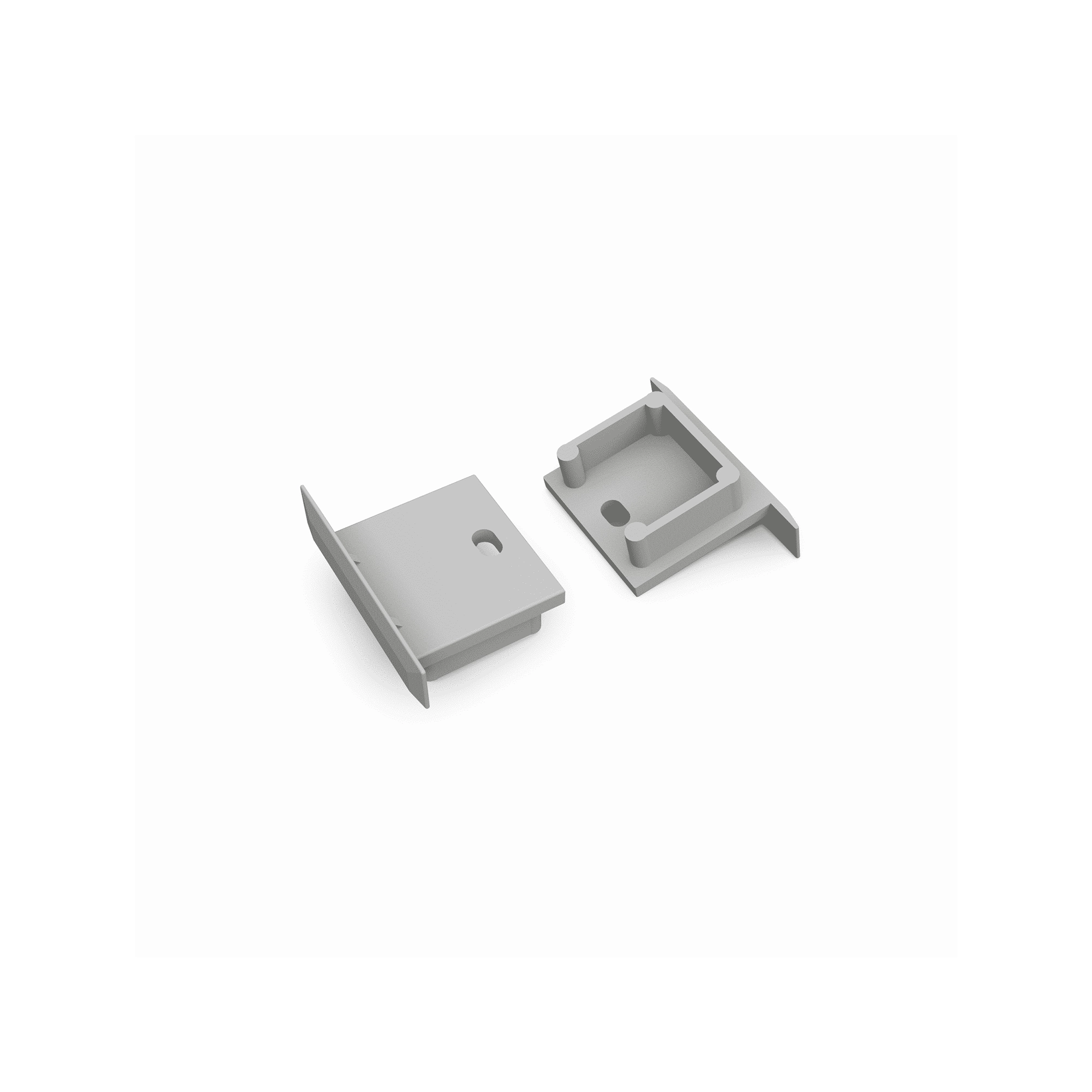 WSU Lights Endcap with Cable opening Smart 16mm (2 Piece)