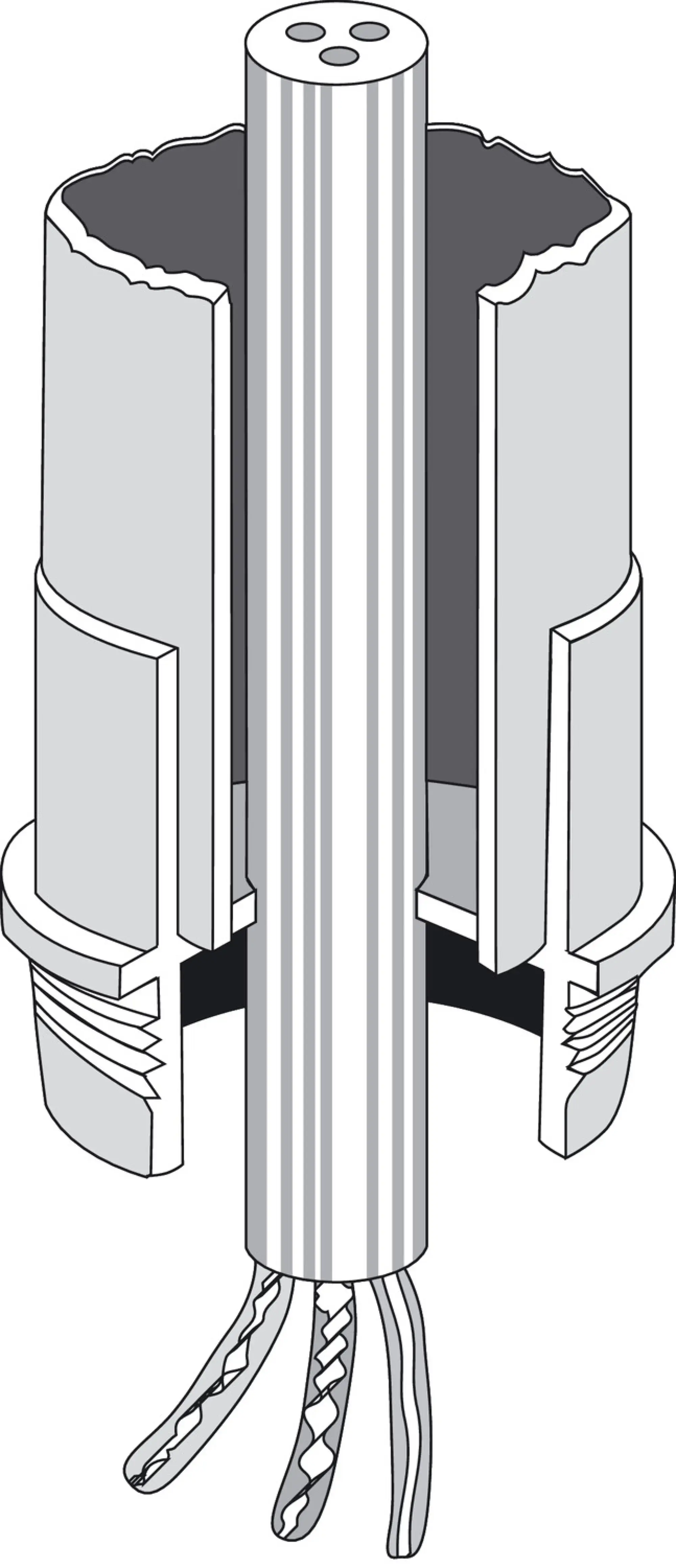 Hensel 3600191 Einsteck-Rohrstutzen IP 65, Größe M20 EDR 20 (img_003)
