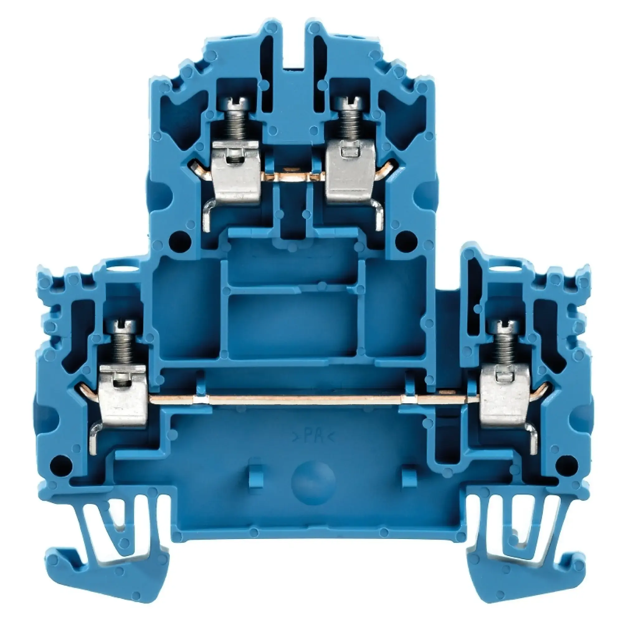 Weidmüller 1041980000 Multi-tier modular terminal, Screw connection, blue, 4 mm², 800 V, 800 V, Number of connections: 4, Number of levels: 2, TS 35, V-0, Wemid (img_001) Weidmüller 1041980000 Multi-tier modular terminal, Screw connection, blue, 4 mm², 800 V, 800 V, Number of connections: 4, Number of levels: 2, TS 35, V-0, Wemid (img_001)