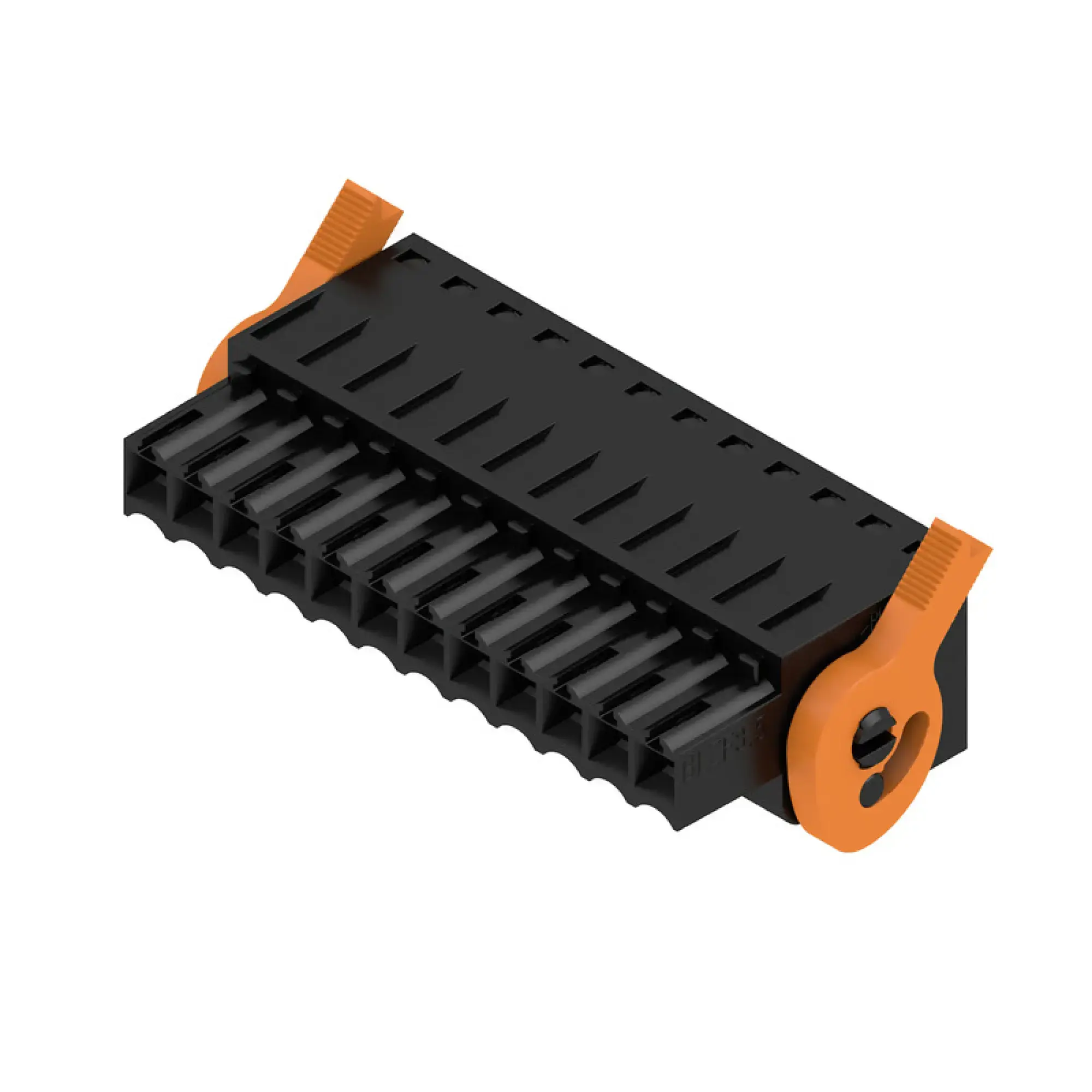 Weidmüller 1691900000 PCB connector (wire connection), 160 V, 14.5 A, Pitch in mm: 3.50, 1.5 mm², Number of poles: 12, Tension-clamp connection, Box BLZF 3.50/12/180LH SN BK BX (img_001)