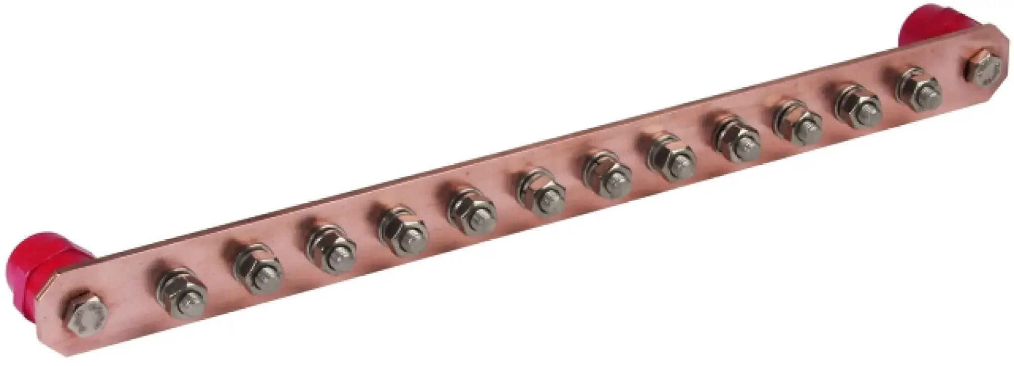 Dehn 472237 Equipotential bonding bar without cover Cu with M10 screws for 12 connections (img_001)