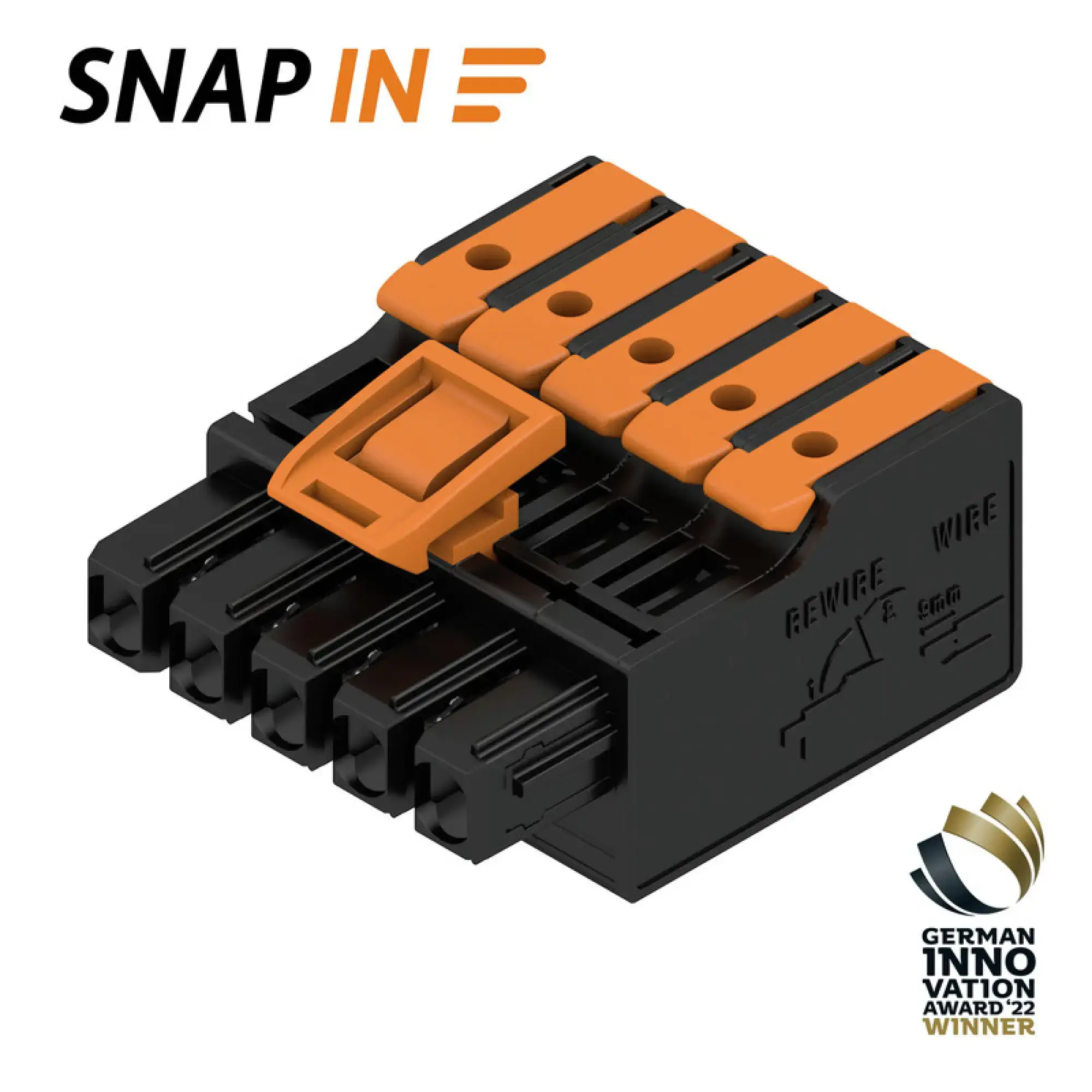 Weidmüller 2741700000 PCB connector (wire connection), 320 V, 26.8 A, Pitch in mm: 5.00, 4 mm², Number of poles: 5, SNAP IN, Box (img_001)