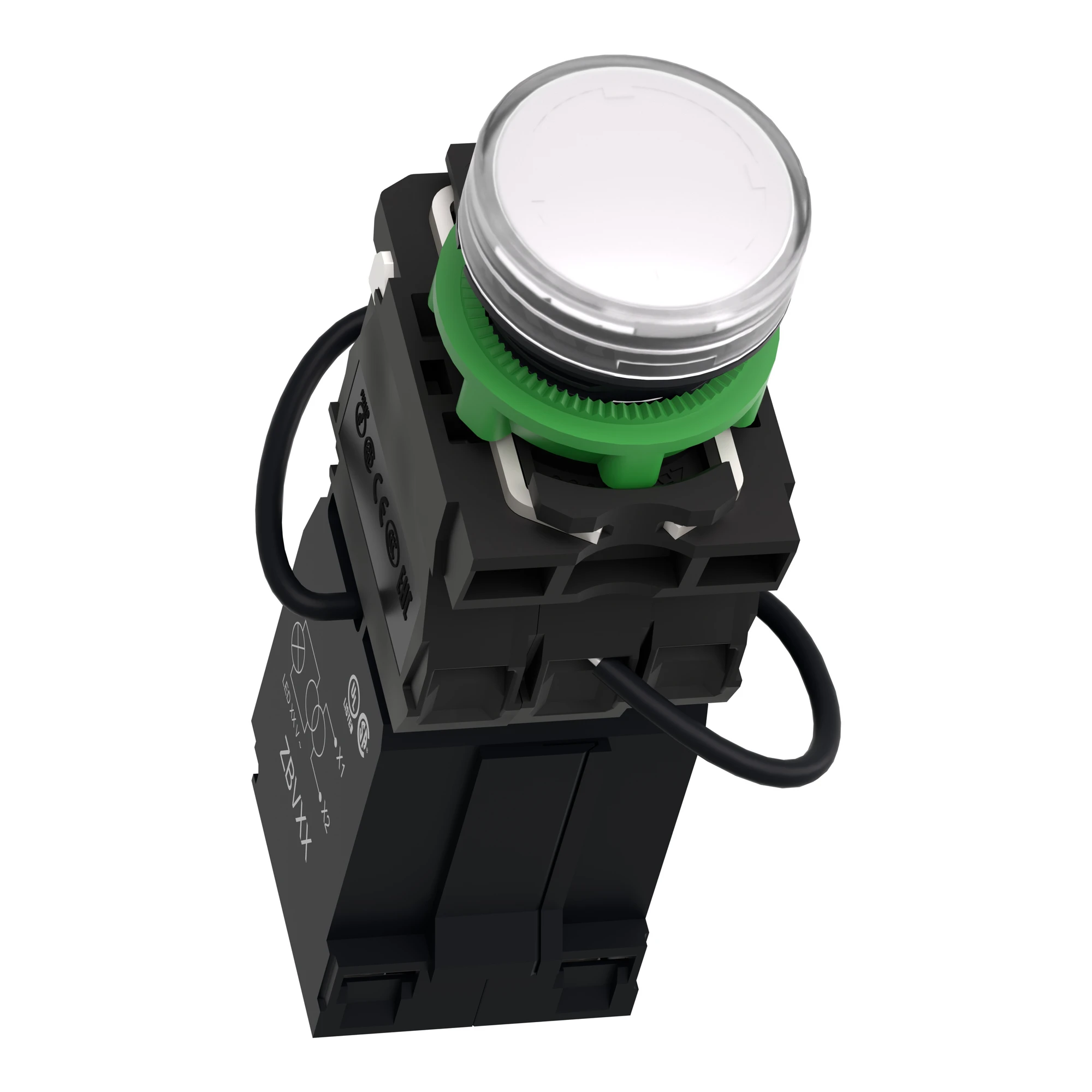 Schneider Electric XB5AV5B1 Signal light, Harmony XB5, plastic, white, 22mm, universal LED, smooth dome, 400V AC (img_006) Schneider Electric XB5AV5B1 Signal light, Harmony XB5, plastic, white, 22mm, universal LED, smooth dome, 400V AC (img_006)