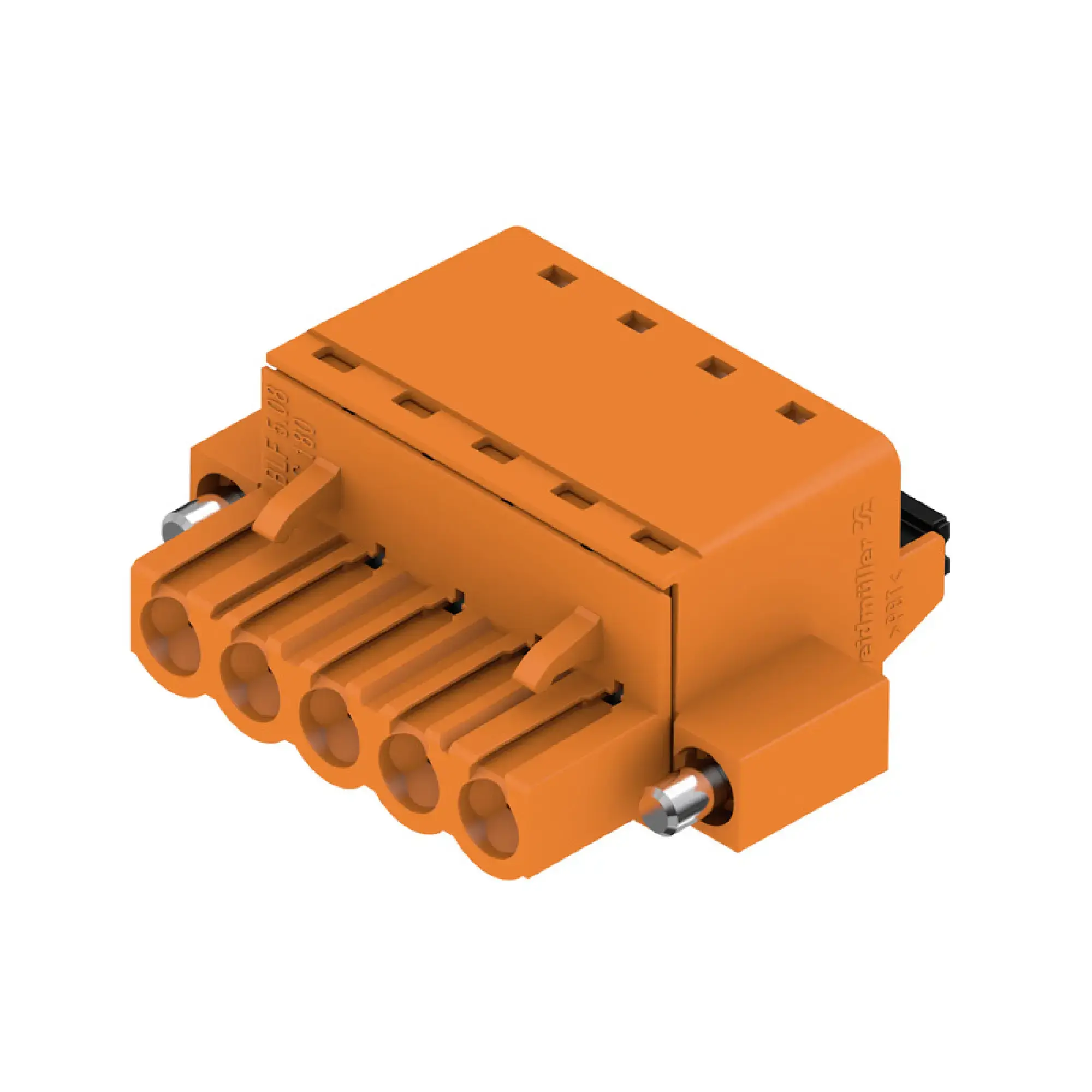 Weidmüller 1013120000 PCB connector (wire connection), 320 V, 24 A, Pitch in mm: 5.08, 3.31 mm², Number of poles: 5, PUSH IN with actuator, Box (img_001)