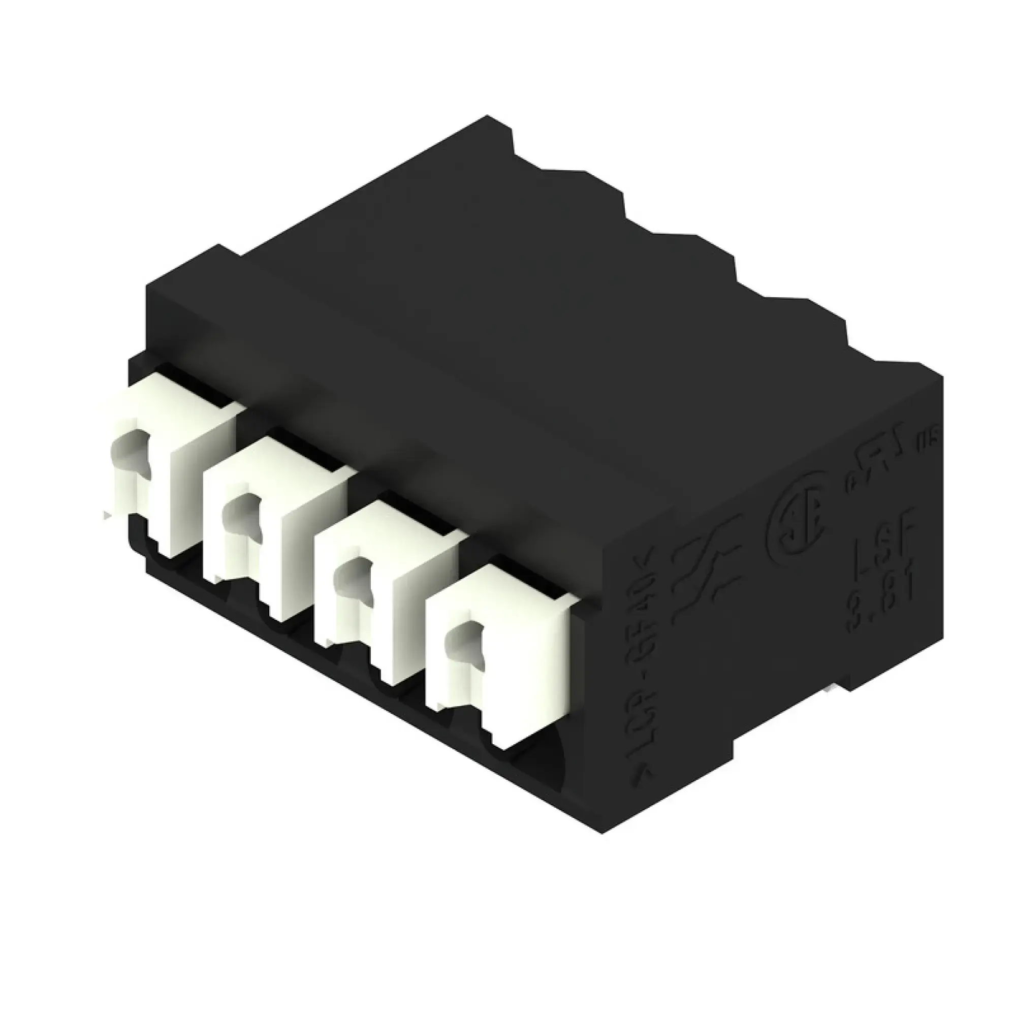 Weidmüller 1869380000 PCB terminal, 160 V, 17.5 A, Pitch in mm: 3.81, 1.5 mm², Number of poles: 4, PUSH IN with actuator, THT/THR solder connection, 90°, Tube (img_001) Weidmüller 1869380000 PCB terminal, 160 V, 17.5 A, Pitch in mm: 3.81, 1.5 mm², Number of poles: 4, PUSH IN with actuator, THT/THR solder connection, 90°, Tube (img_001)