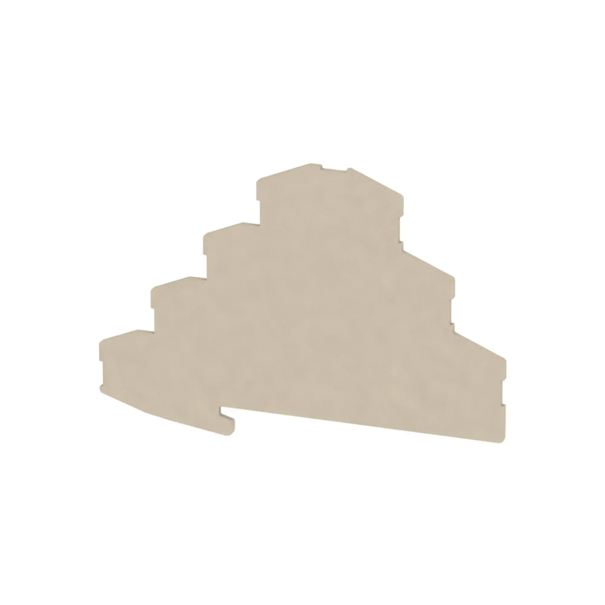 Weidmüller 1768010000 End plate (terminals), dark beige, Height: 101.1 mm, Width: 1.5 mm, V-0, Wemid (img_001) Weidmüller 1768010000 End plate (terminals), dark beige, Height: 101.1 mm, Width: 1.5 mm, V-0, Wemid (img_001)