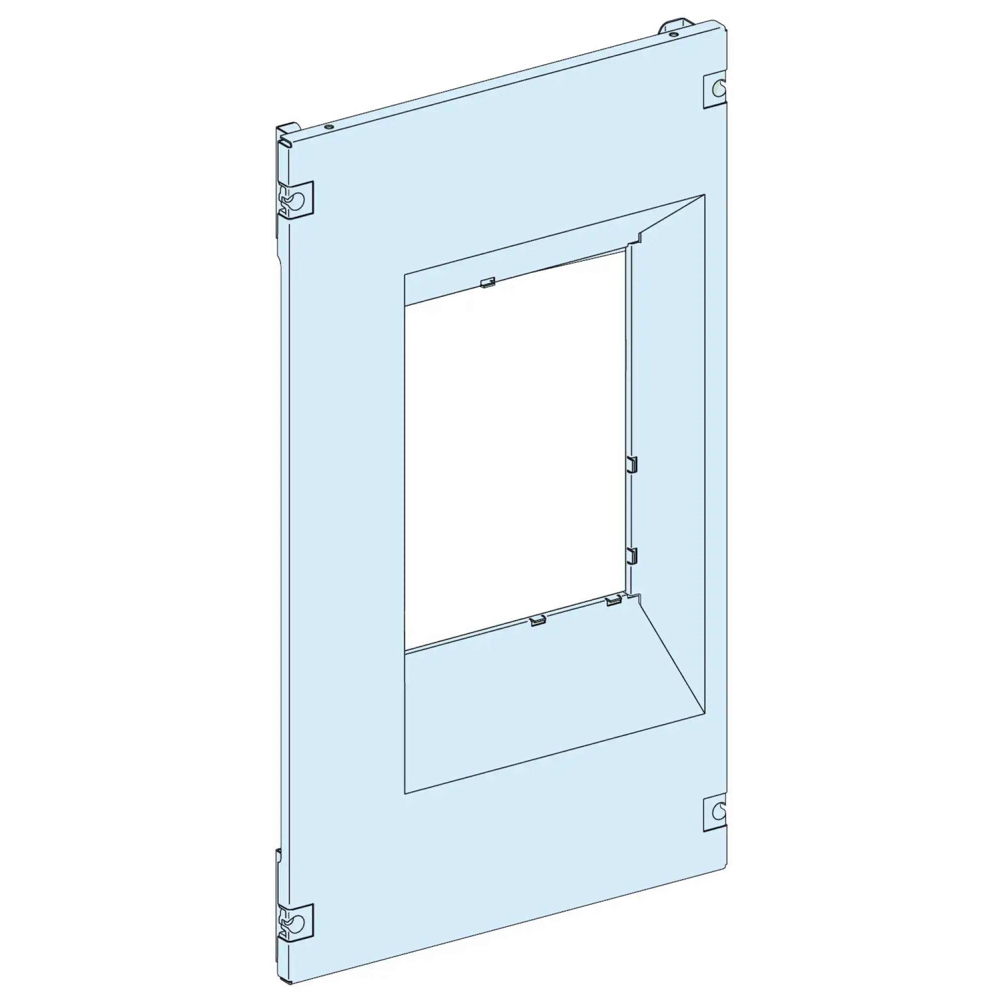 Schneider Electric LVS03697 PrismaSeT-P, Front panel, ComPacT NS630b-1600 3-4pole, Fixed mount, vertical, Width=400mm, Height=11 Modules (img_002)