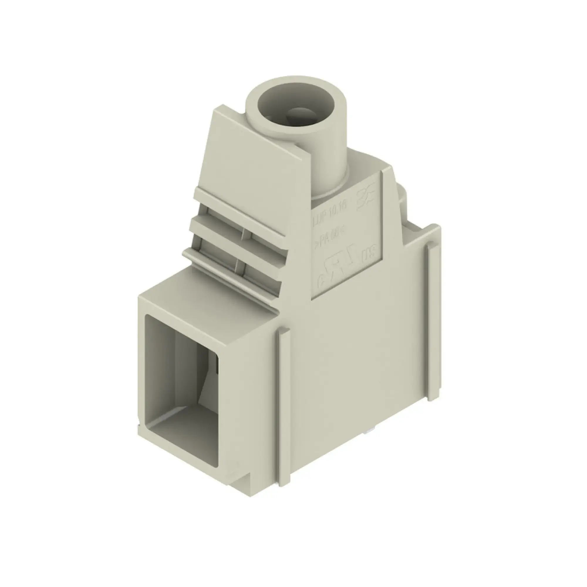 Weidmüller 2014270000 PCB terminal, 1000 V, 76 A, Pitch in mm: 10.16, 16 mm², Number of poles: 1, Clamping yoke connection, THT solder connection, 90°, Box (img_001)