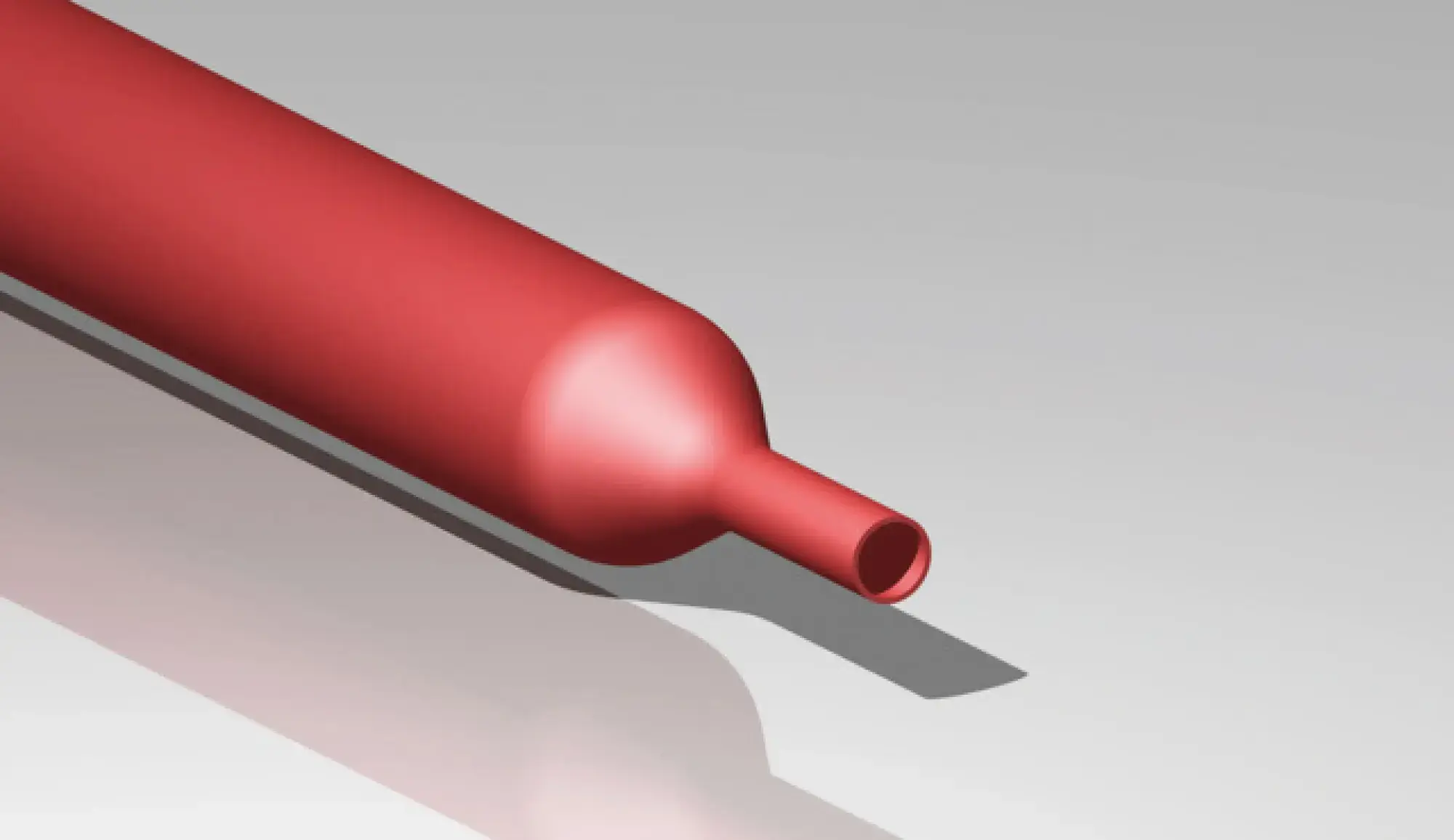 Cimco 181663 Heat-shrink tubing 2:1, red, thin-walled, ⌀ 6.5/3.0 mm, length 7.5 m (img_001)