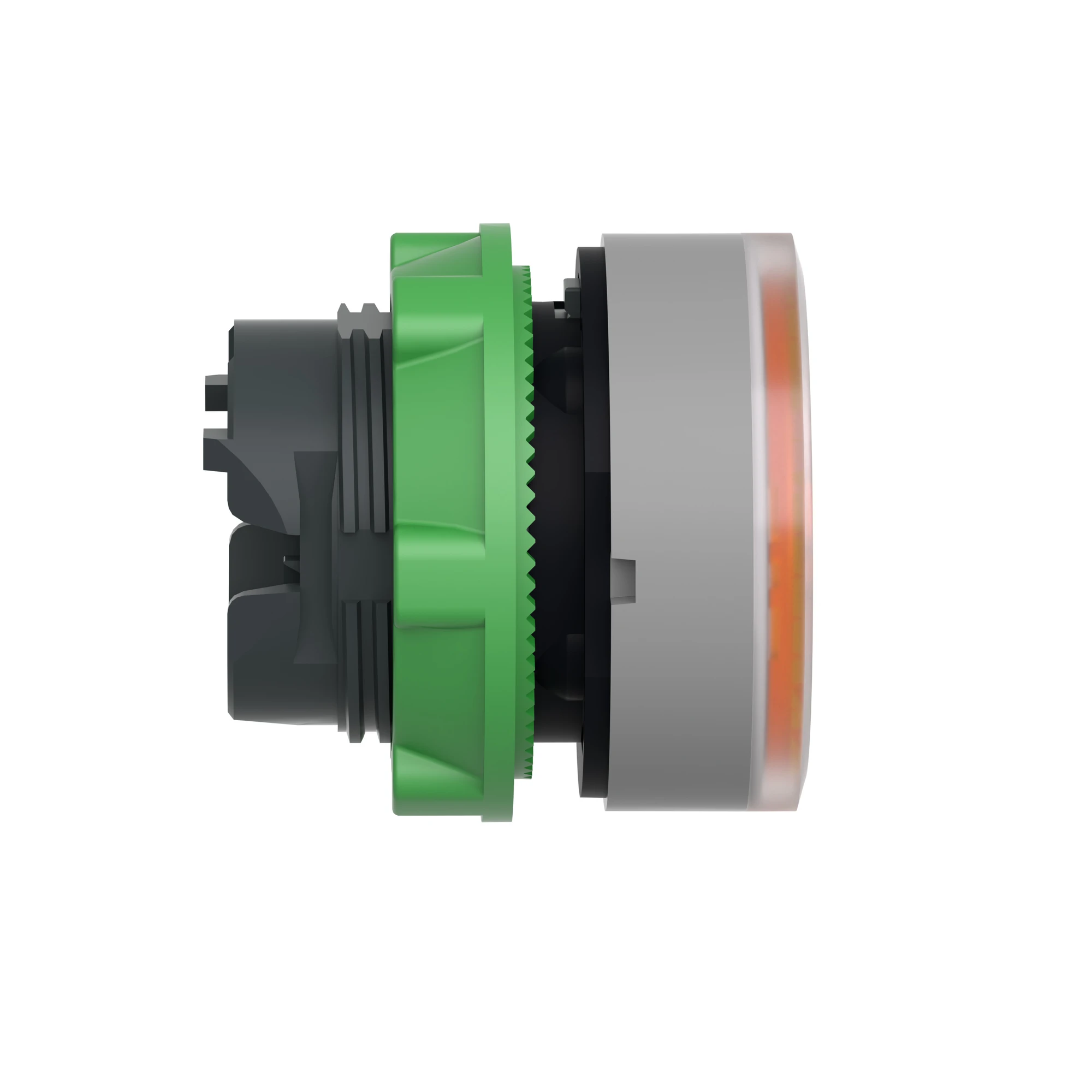 Schneider Electric ZB5AW353C0 Illuminated Push Button, Front Element, Harmony XB5, Plastic, 22mm, Light Grey, Orange, for Universal LED (img_007)