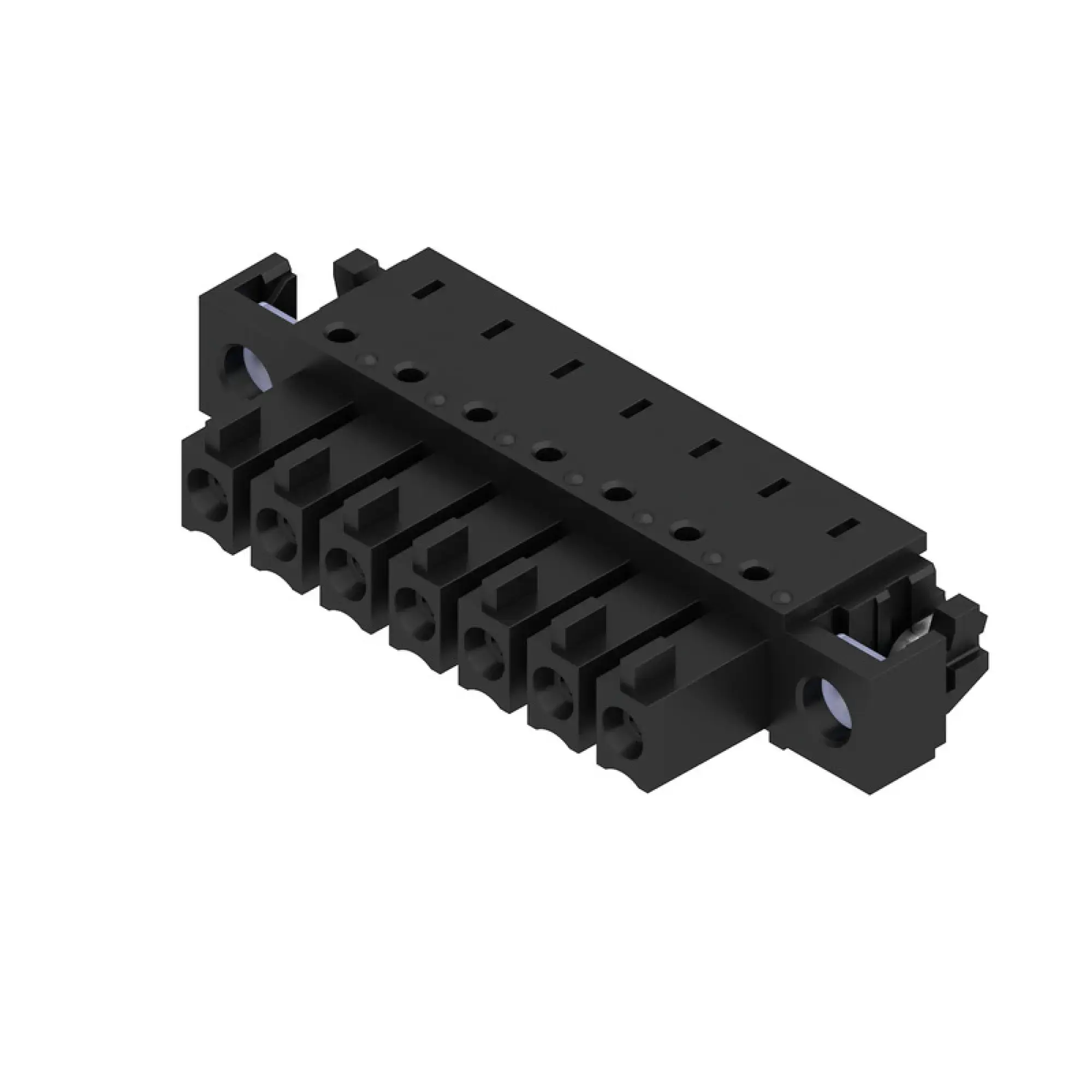 Weidmüller 1028770000 PCB connector (board connection), 160 V, 17.5 A, Pitch in mm: 3.81, Number of poles: 7, THT/THR solder connection, Box (img_001)