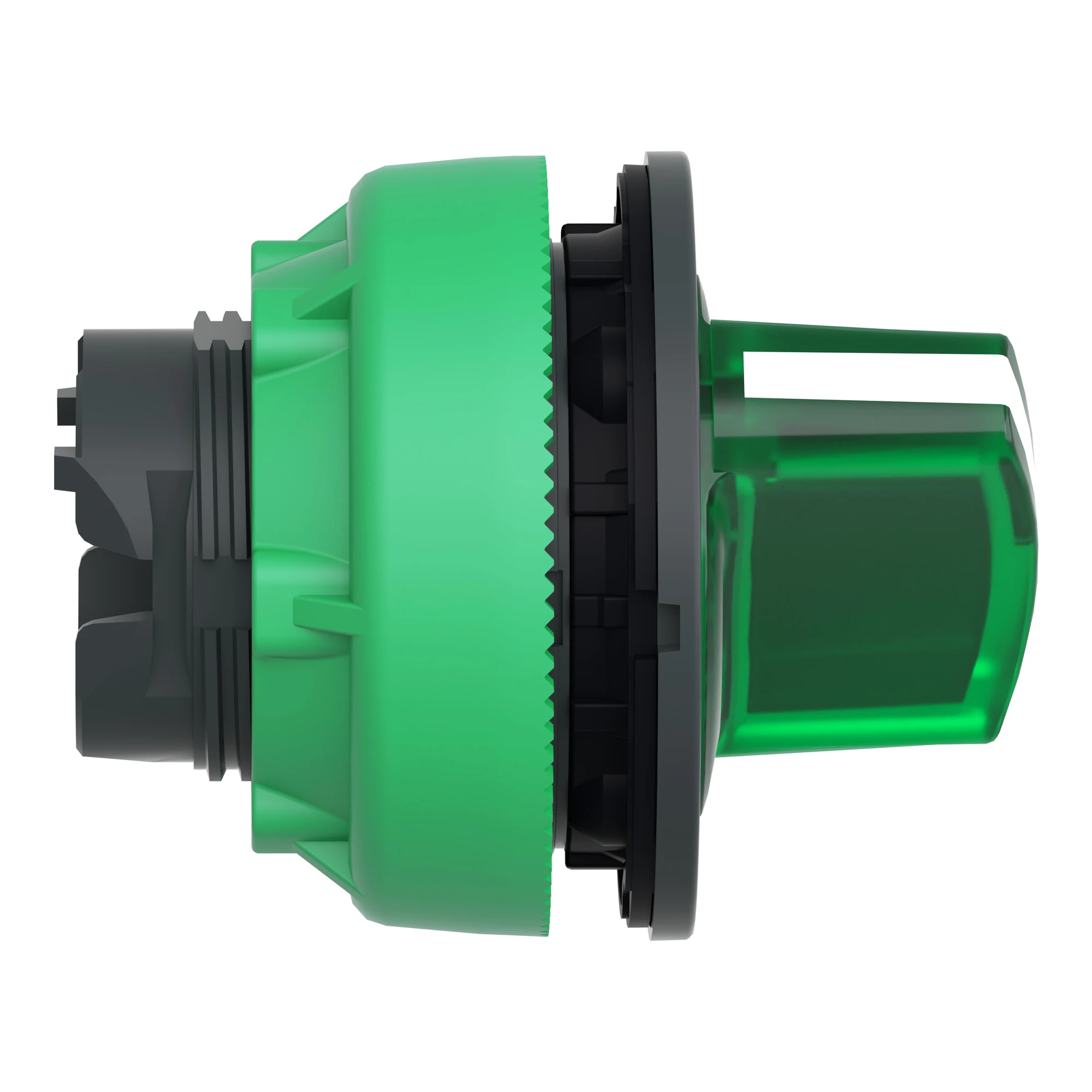 Schneider Electric ZB5FK1233 Illuminated Selector Switch, Front Element, Harmony XB5F, Plastic, 30mm, Green, for Universal LED, 2 Positions, Latching (img_003) Schneider Electric ZB5FK1233 Illuminated Selector Switch, Front Element, Harmony XB5F, Plastic, 30mm, Green, for Universal LED, 2 Positions, Latching (img_003)