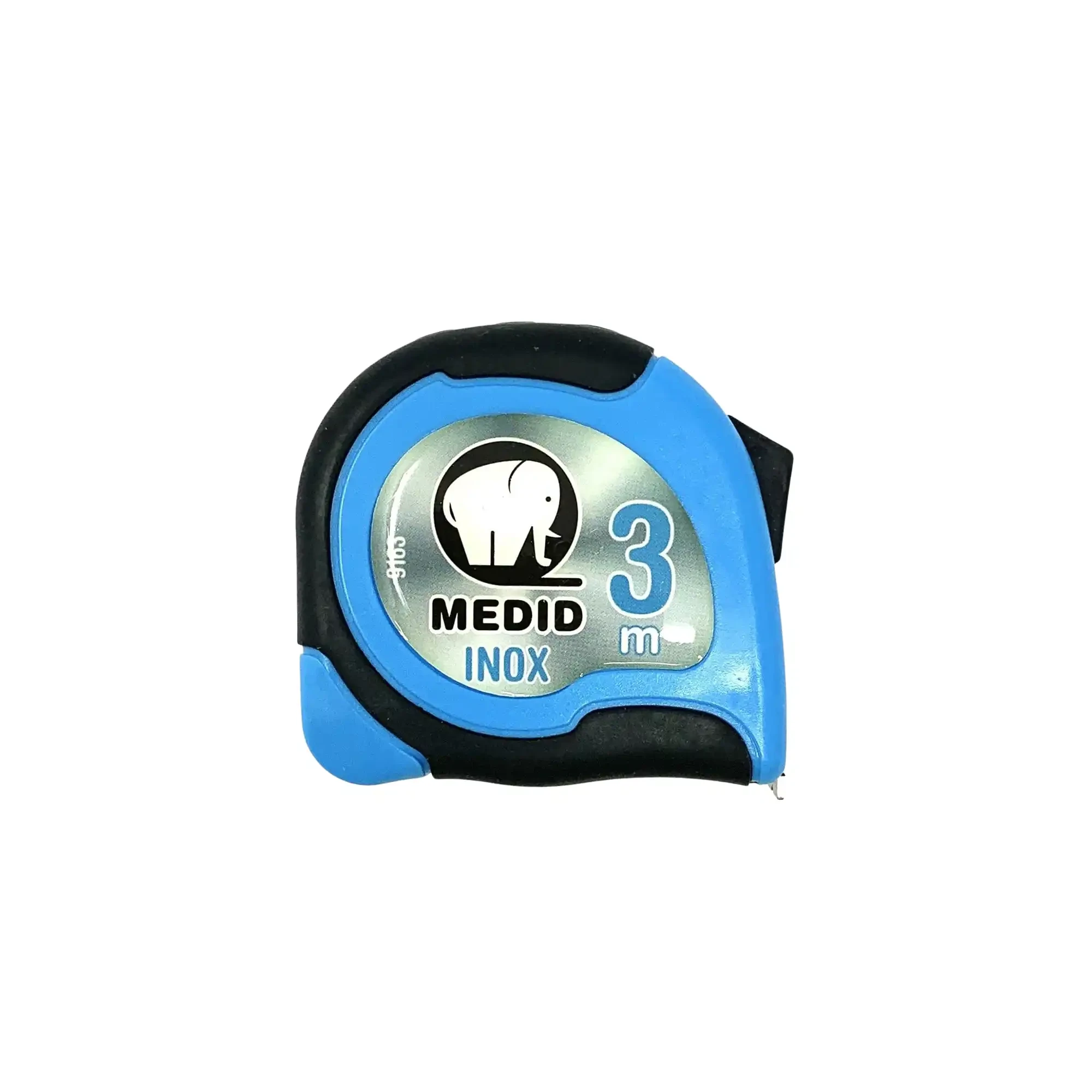 MEDID 9163 Roll Tape Measure 2K-Housing Stainless Steel Tape with Rubber Lock 3m x 16mm (img_001)
