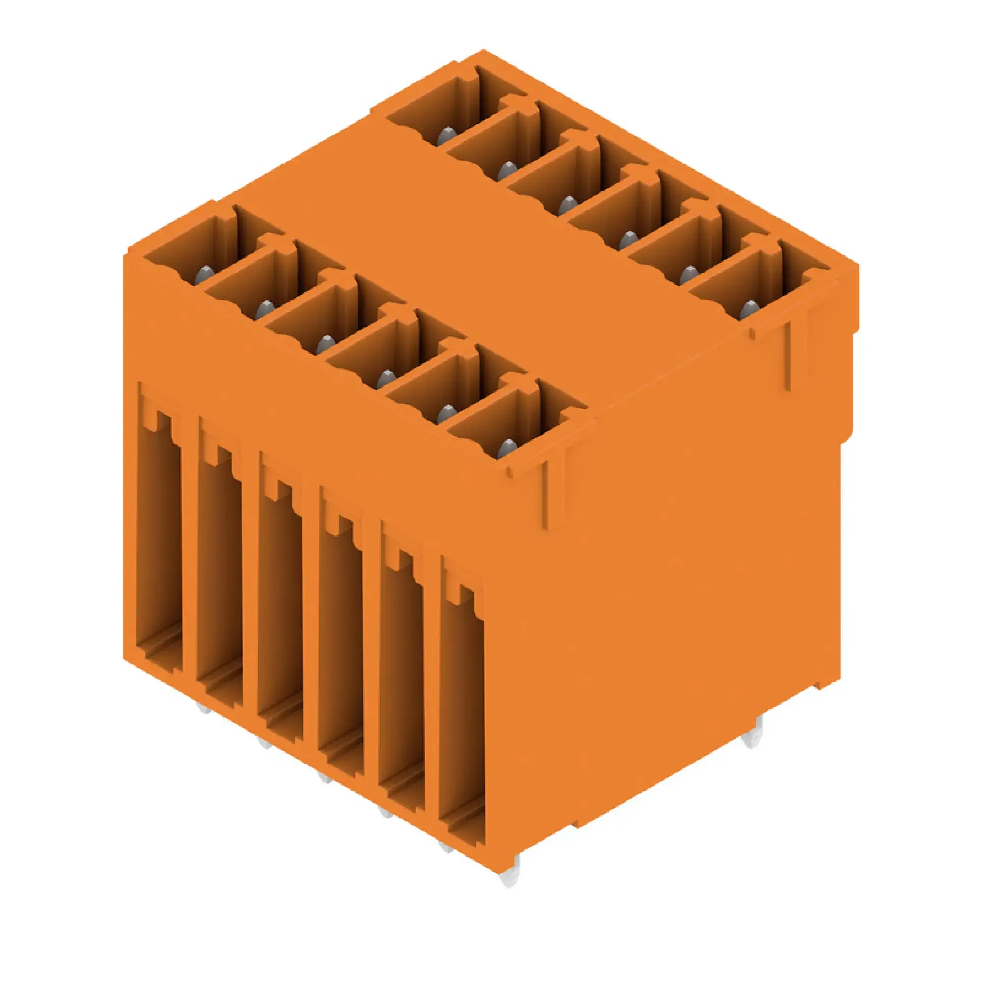 Weidmüller 1029970000 PCB connector (board connection), 160 V, 17.5 A, Pitch in mm: 3.81, Number of poles: 12, THT solder connection, Box (img_001)