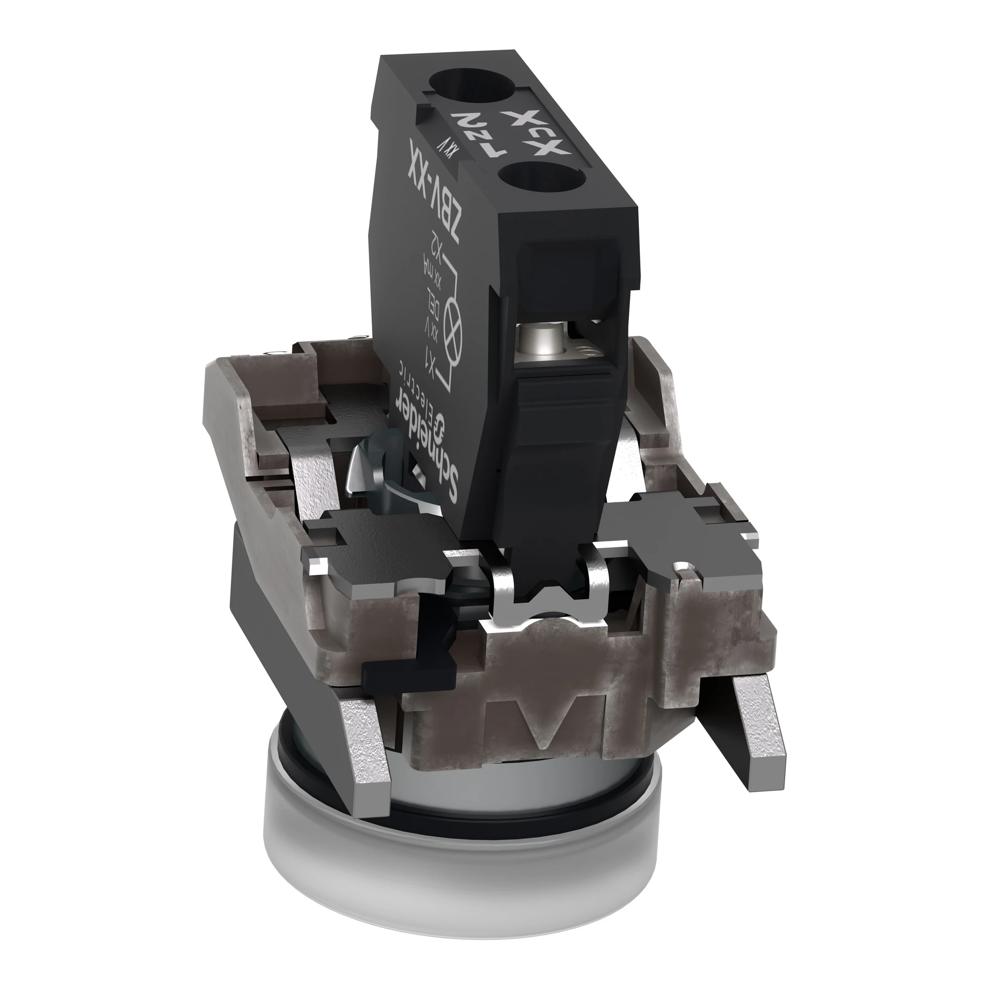 Schneider Electric XB4BVGM1T Signal Light, Harmony XB4, Metal, 22mm, White, incl. Universal LED Module with Protector, 110-240V AC (img_007) Schneider Electric XB4BVGM1T Signal Light, Harmony XB4, Metal, 22mm, White, incl. Universal LED Module with Protector, 110-240V AC (img_007)