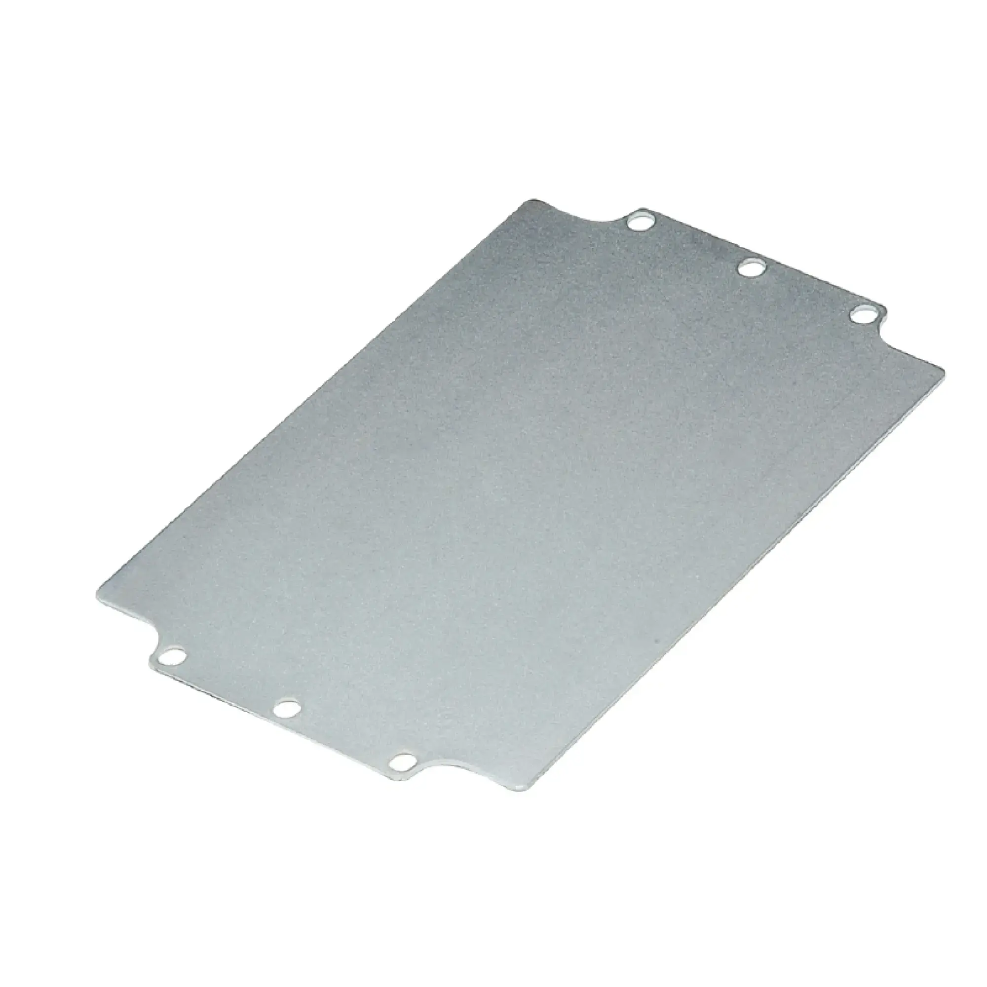 Weidmüller 9510600000 Mounting plate (Housing), Klippon POK (polyester empty enclosure), 207 x 107 x 1.5 mm, Sheet steel, galvanized, Miscellaneous, silver (img_001)