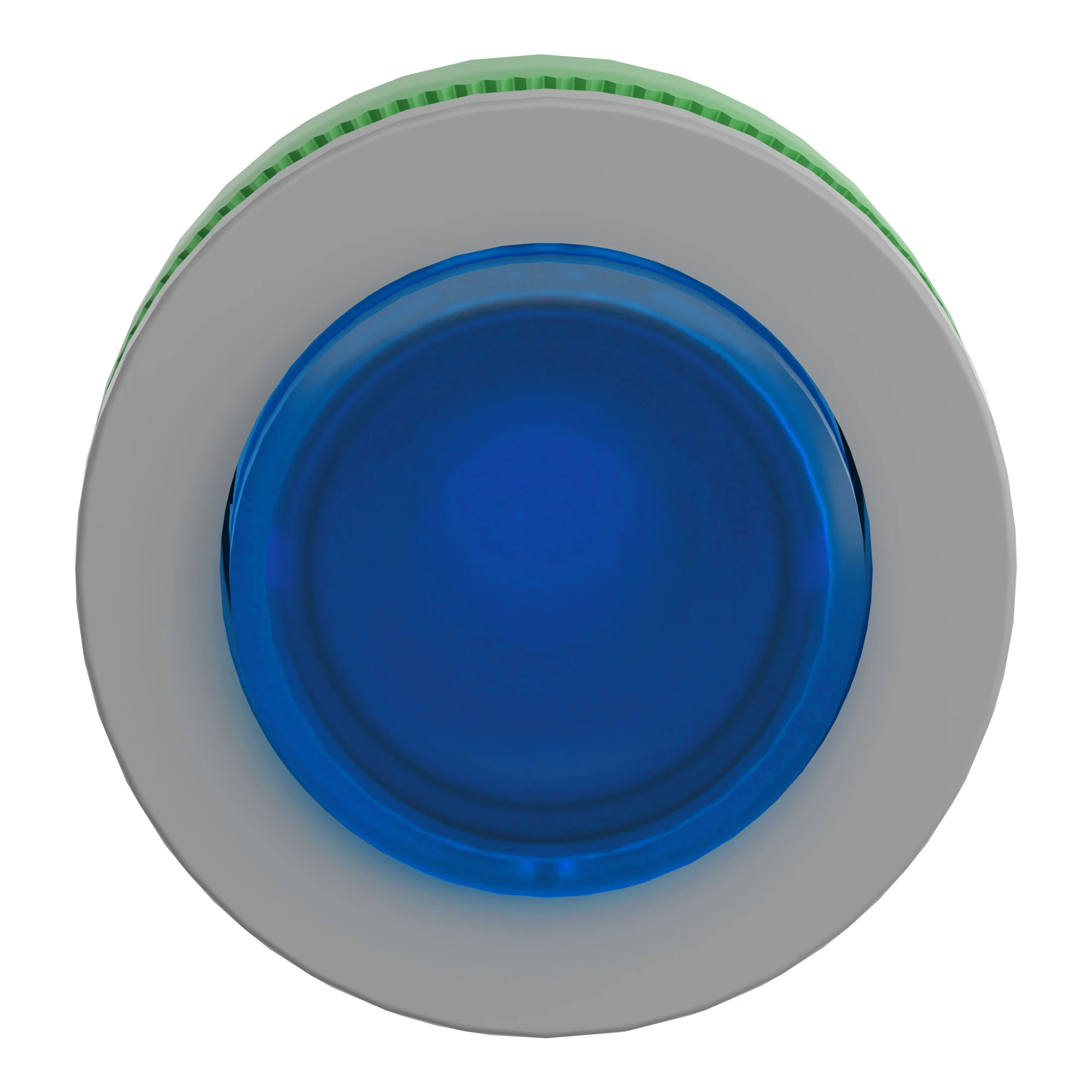 Schneider Electric ZB5FH63C0 Illuminated Push Button, Front Element, Harmony XB5F, Plastic, 30mm, Light Grey, Blue, Projecting, Unlabeled, Latching (img_005)