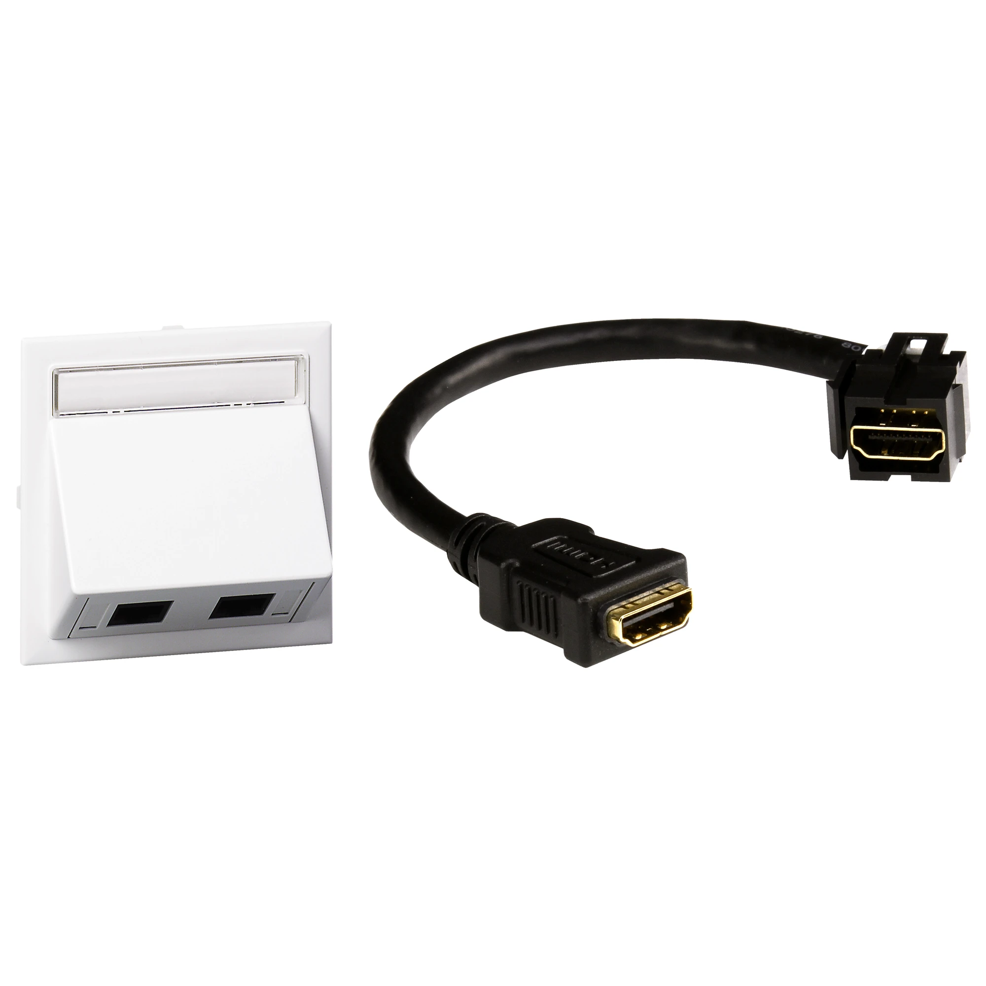 Schneider Electric INS60510 Multimedia Kit HDMI Cable and Cover angled white RAL 9016 Type: CYB-KIT HDMI (img_001) Schneider Electric INS60510 Multimedia Kit HDMI Cable and Cover angled white RAL 9016 Type: CYB-KIT HDMI (img_001)