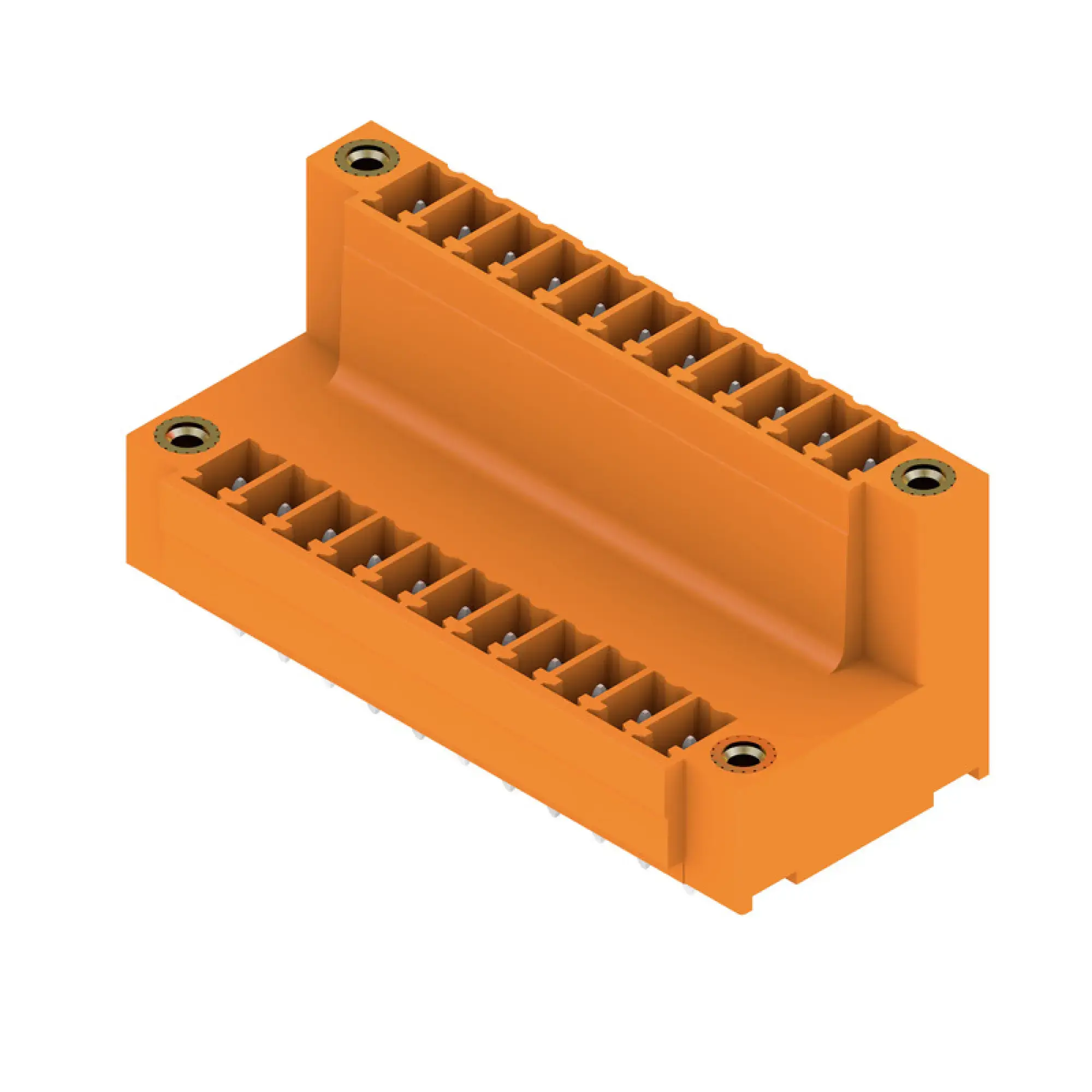 Weidmüller 1035080000 PCB connector (board connection), 160 V, 17.5 A, Pitch in mm: 3.81, Number of poles: 22, THT solder connection, Box (img_001)