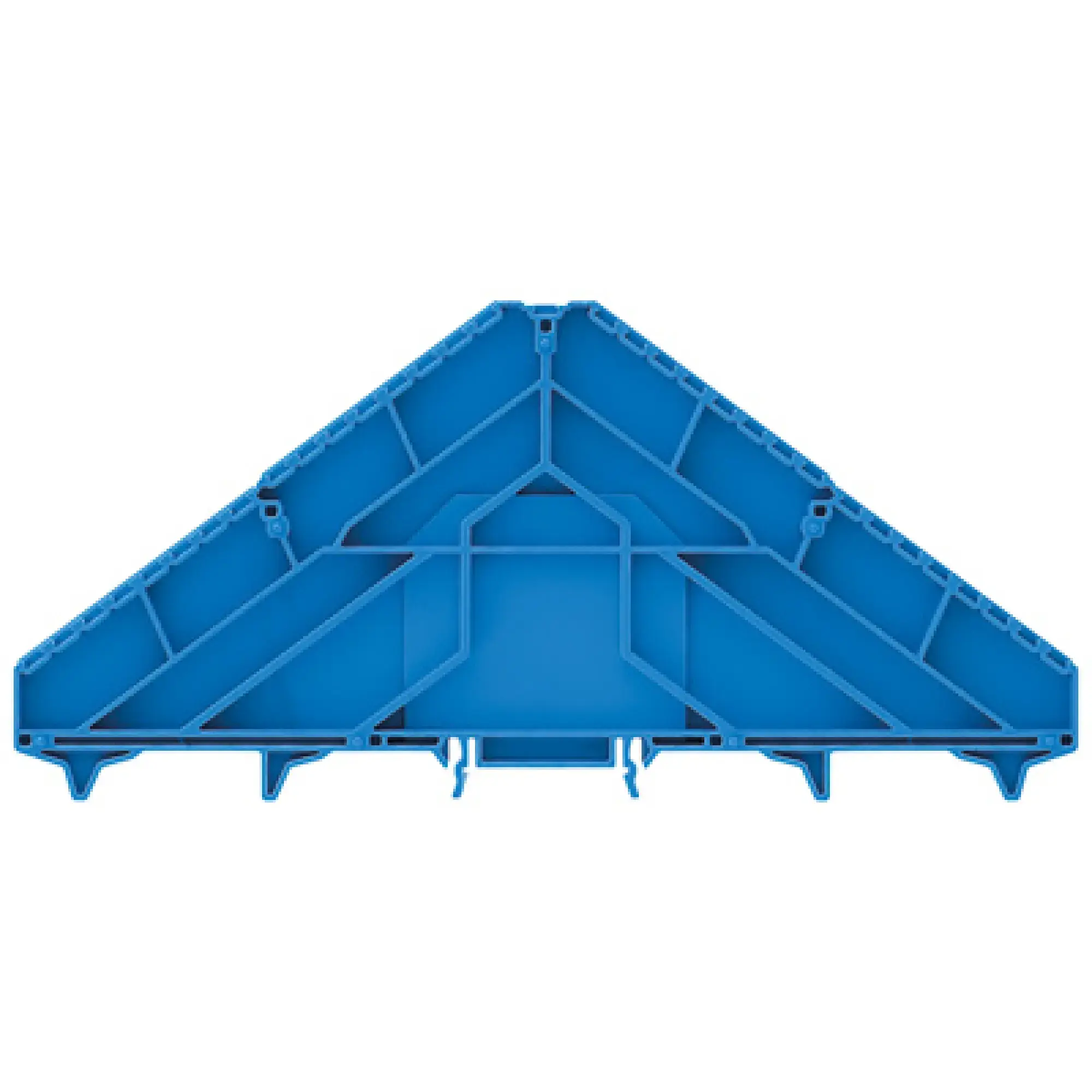 Weidmüller 1267940000 Marker holder (terminal), P-series, Number of levels: 16, TS 35 x 7.5, blue (img_001)