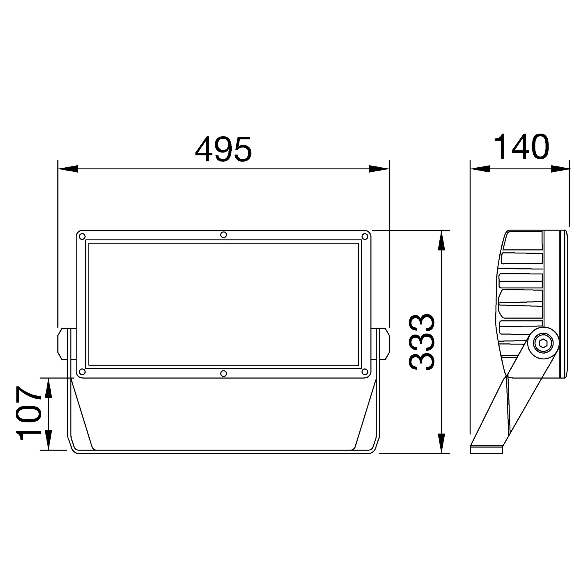 GEWISS GWP2234AR840 SMART [PRO] e - 2 MODULES - ASYMMETRICAL WIDE - 4000K (CRI 80) - IP66 - CLASS I (img_002)