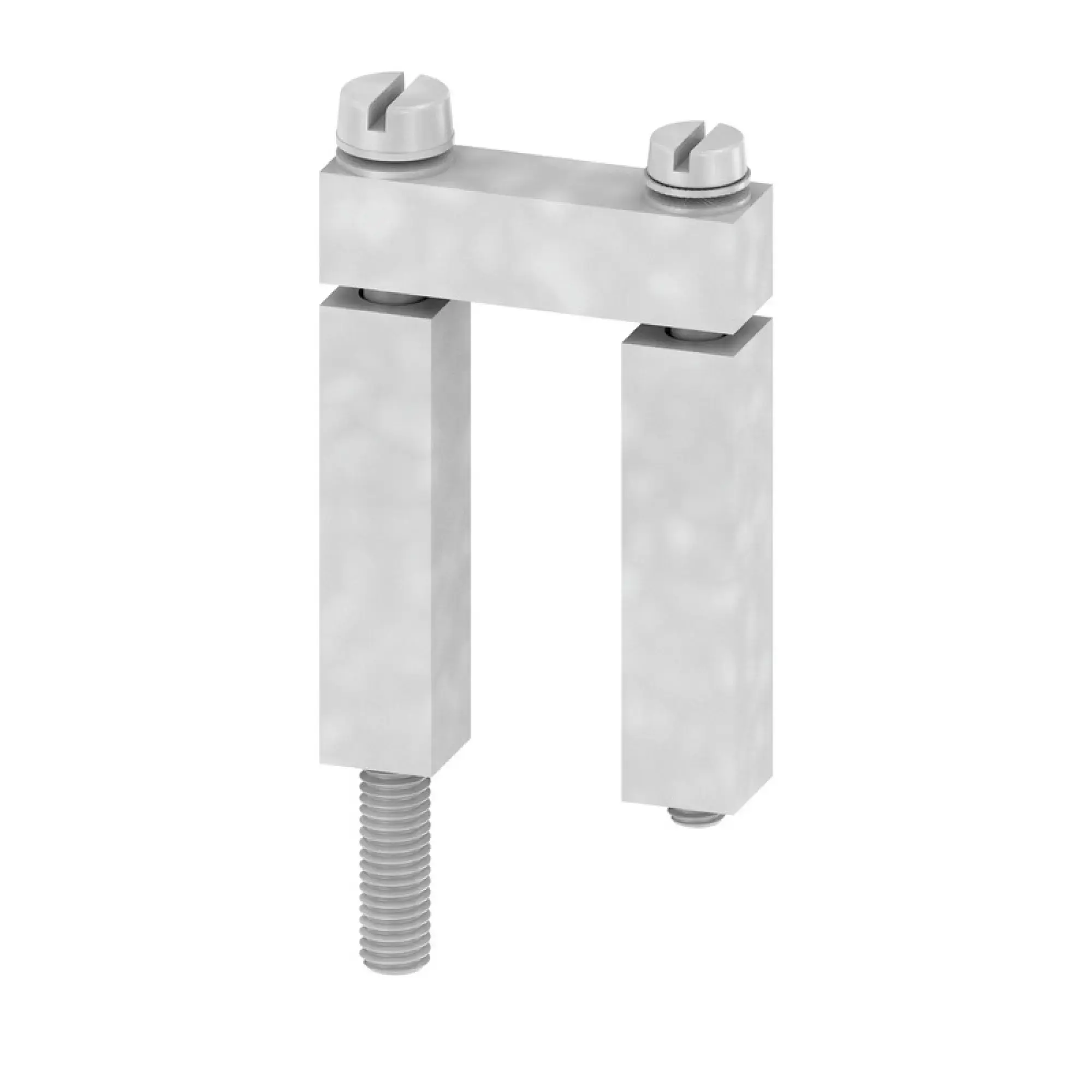 Weidmüller 1072300000 Cross-connector (terminal), when screwed in, Silver grey, 232 A, Number of poles: 2, Pitch in mm: 27.00, Insulated: No, Width: 10 mm (img_001)
