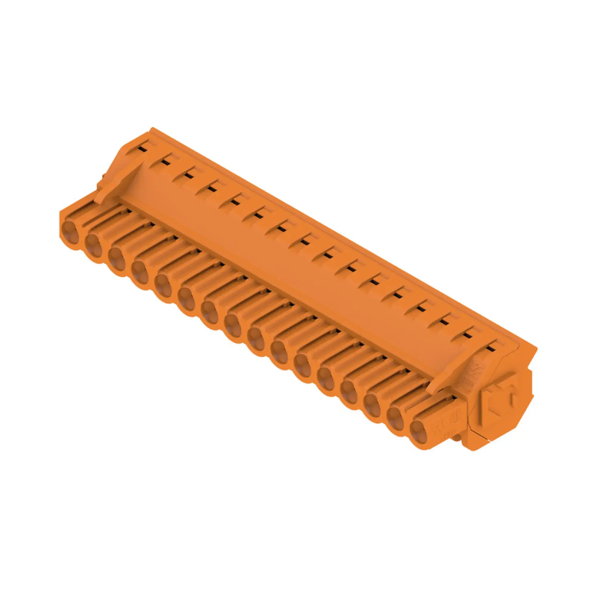 Weidmüller 1945890000 PCB connector (wire connection), 320 V, 17.5 A, Pitch in mm: 5.08, 4 mm², Number of poles: 16, Clamping yoke connection, Box (img_001) Weidmüller 1945890000 PCB connector (wire connection), 320 V, 17.5 A, Pitch in mm: 5.08, 4 mm², Number of poles: 16, Clamping yoke connection, Box (img_001)