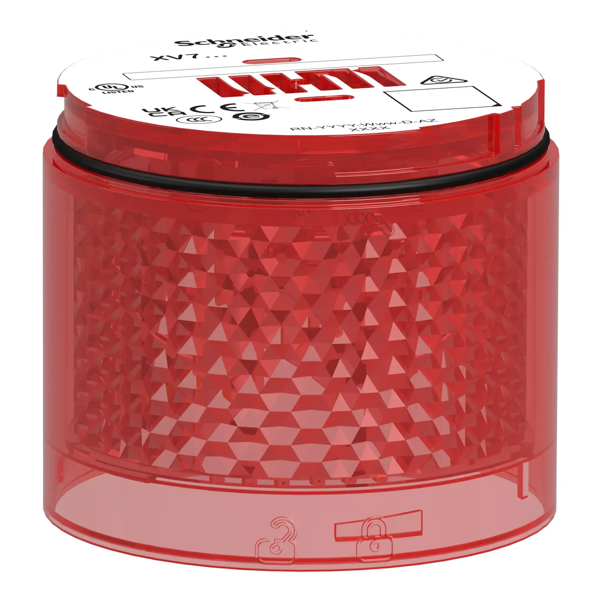 Schneider Electric XVB7C24 Leuchtelement, Harmony XVB7, modular, 70mm, rot, 24V ACDC, Dauerlicht, energieeffiziente LED (img_001) Schneider Electric XVB7C24 Leuchtelement, Harmony XVB7, modular, 70mm, rot, 24V ACDC, Dauerlicht, energieeffiziente LED (img_001)