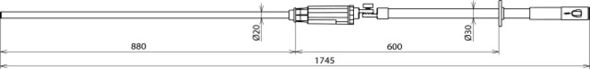 Dehn 767961 PHE III voltage detector 10...30kV 50Hz category S with gear coupling (img_002)