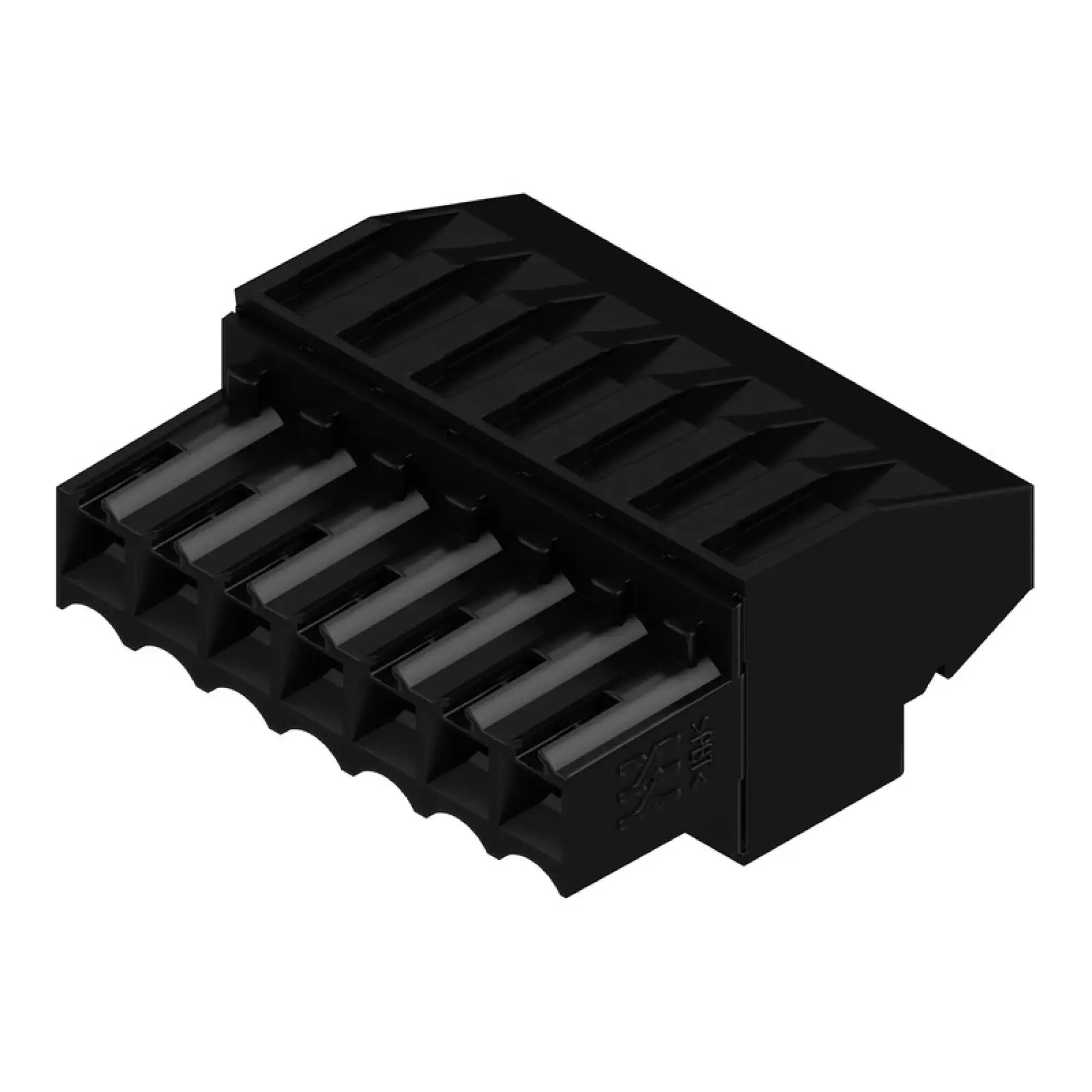 Weidmüller 1639750000 PCB connector (wire connection), 160 V, 12 A, Pitch in mm: 3.50, 1.5 mm², Number of poles: 7, Clamping yoke connection, Box (img_001)